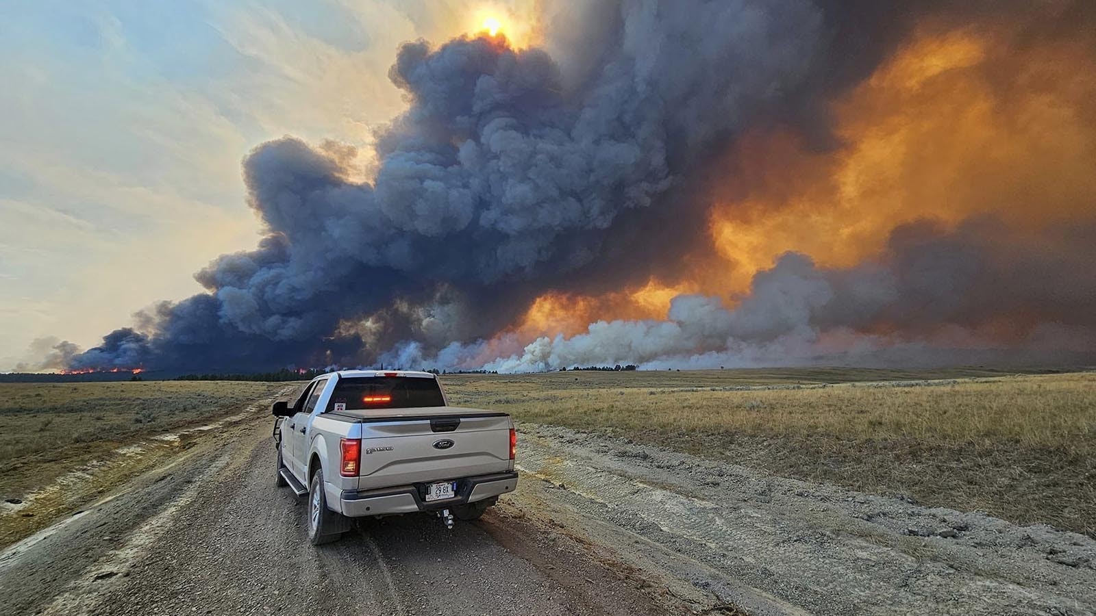 Vies of the Remington Fire courtesy of the Rosebud County Sheriff's Office in Montana.