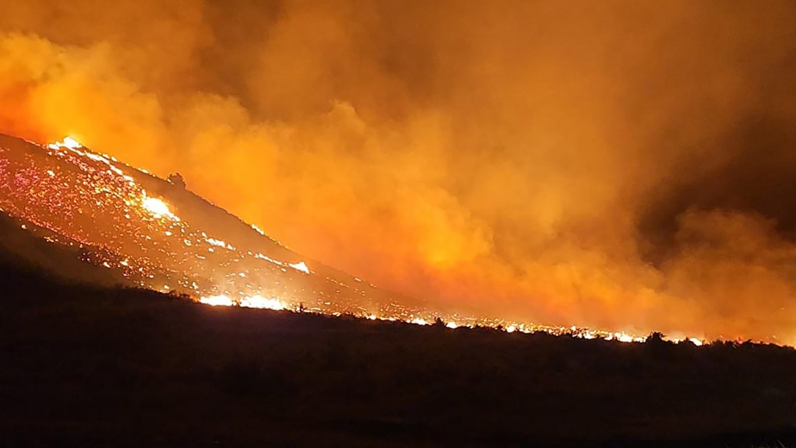 Vies of the Remington Fire courtesy of the Rosebud County Sheriff's Office in Montana.