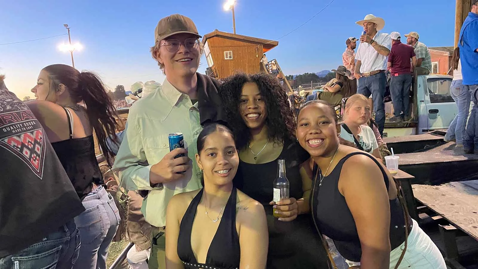 Natives from Turkey, Dominican Republic and elsewhere get the real Wyoming experience at the Green River Rendezvous Rodeo.