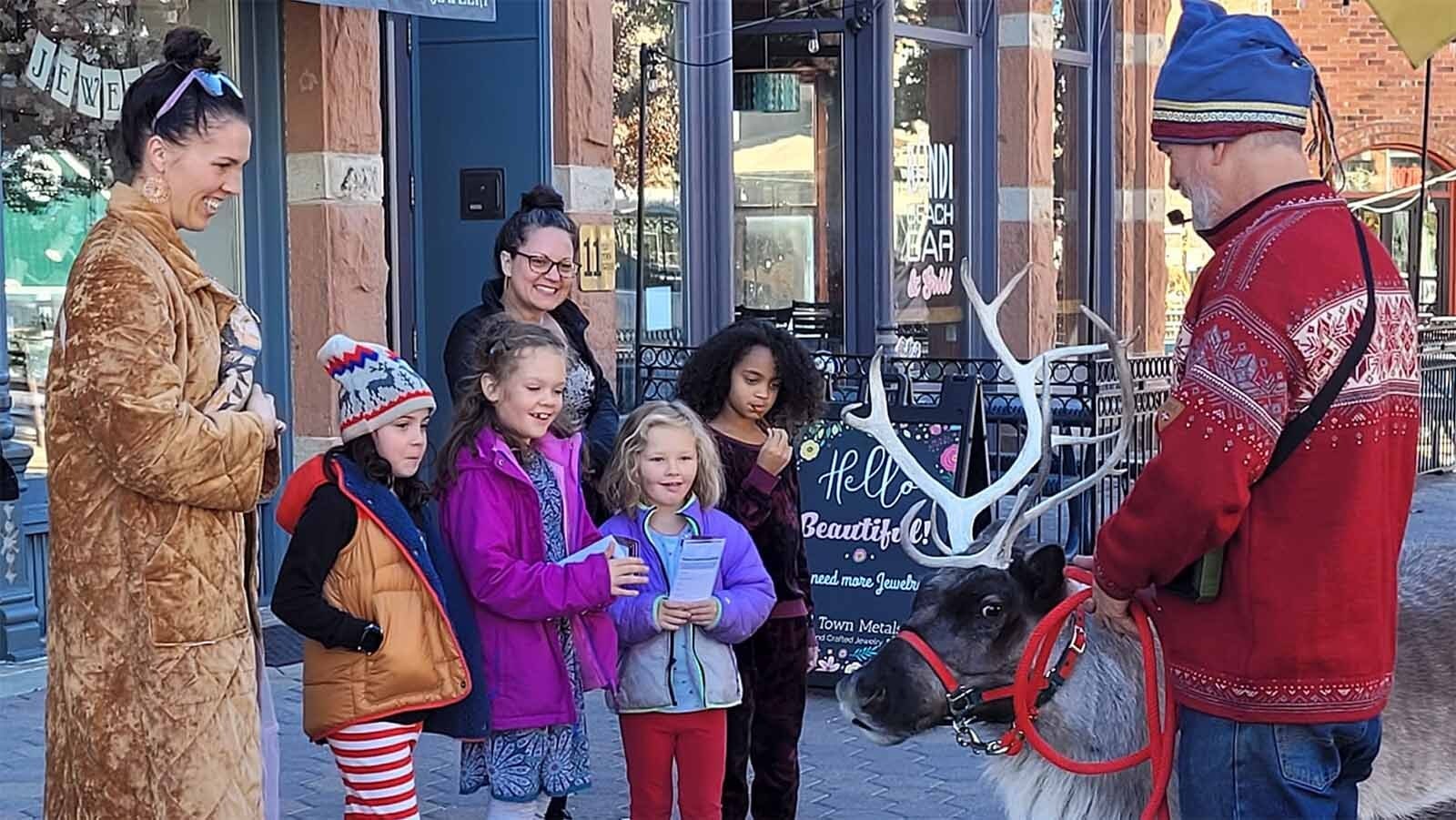 The Jessen Reindeer Ranch rents rendeer for events in northern Colorado and southern Wyoming. Raising and caring for reindeer is expensive, but can easily bring in more than $100,000 in the month between Thanksgiving and Christmas.