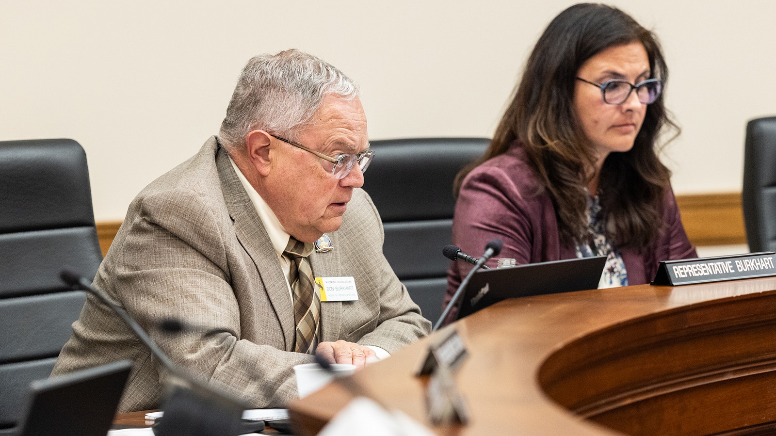 Rep. Don Burkhart and the Joint Travel, Recreation, Wildlife and Cultural Resources Committee discuss a controversial BLM resource management plan for 3.6 million acres of federal land in southwest Wyoming.
