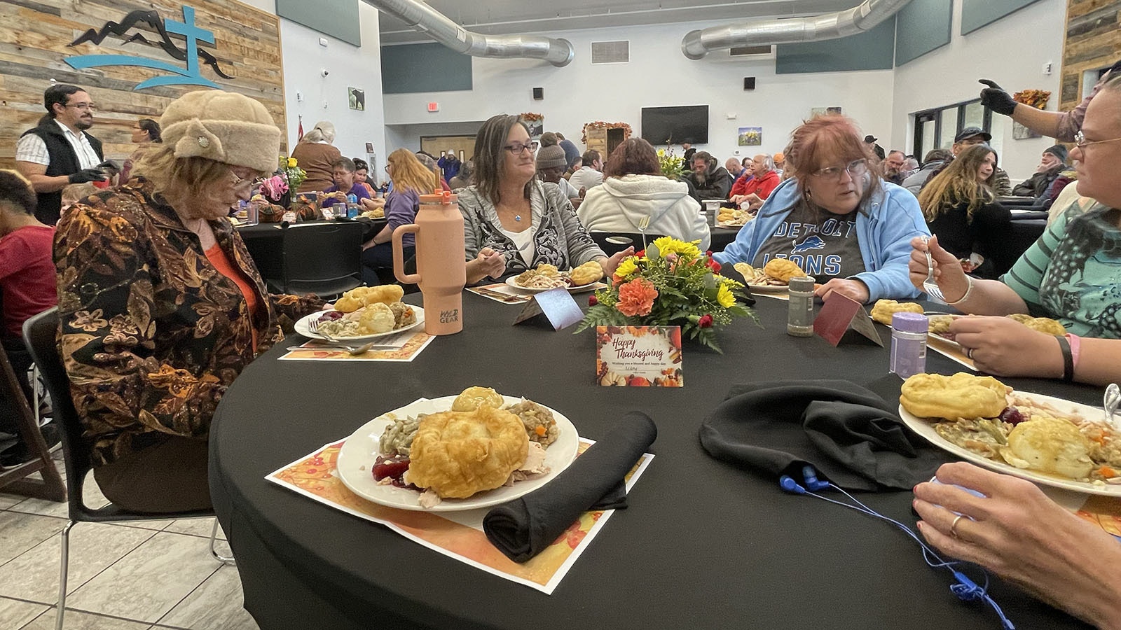 The meaning of Thanksgiving takes on a deeper meaning for the clients and volunteers at the Wyoming Rescue Mission in Casper. Those working through trauma and addiction say they have much to be thankful for.