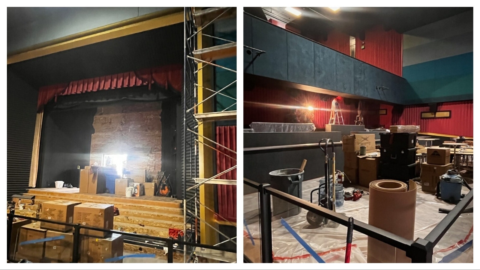 Since early this year, extensive renovations at the Rialto Theater have included the main floor area, stage, bathrooms and more.