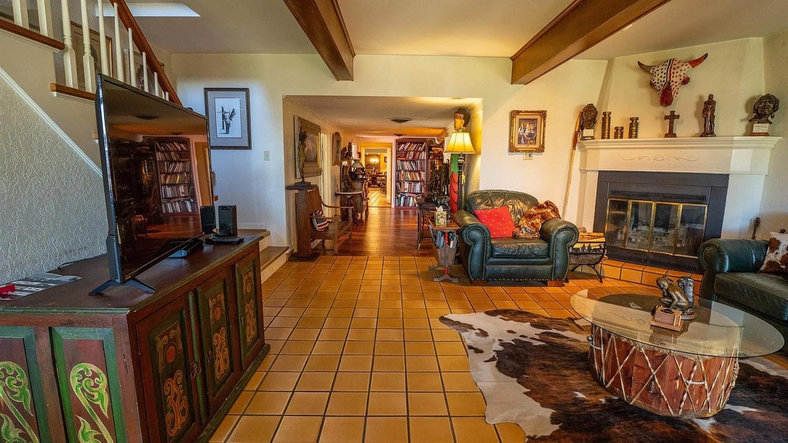 The Fort Washakie home and studio of the late artist Richard Greeves is for sale, listing for $615,000. It's packed with the sculptor's art, but that's not included.