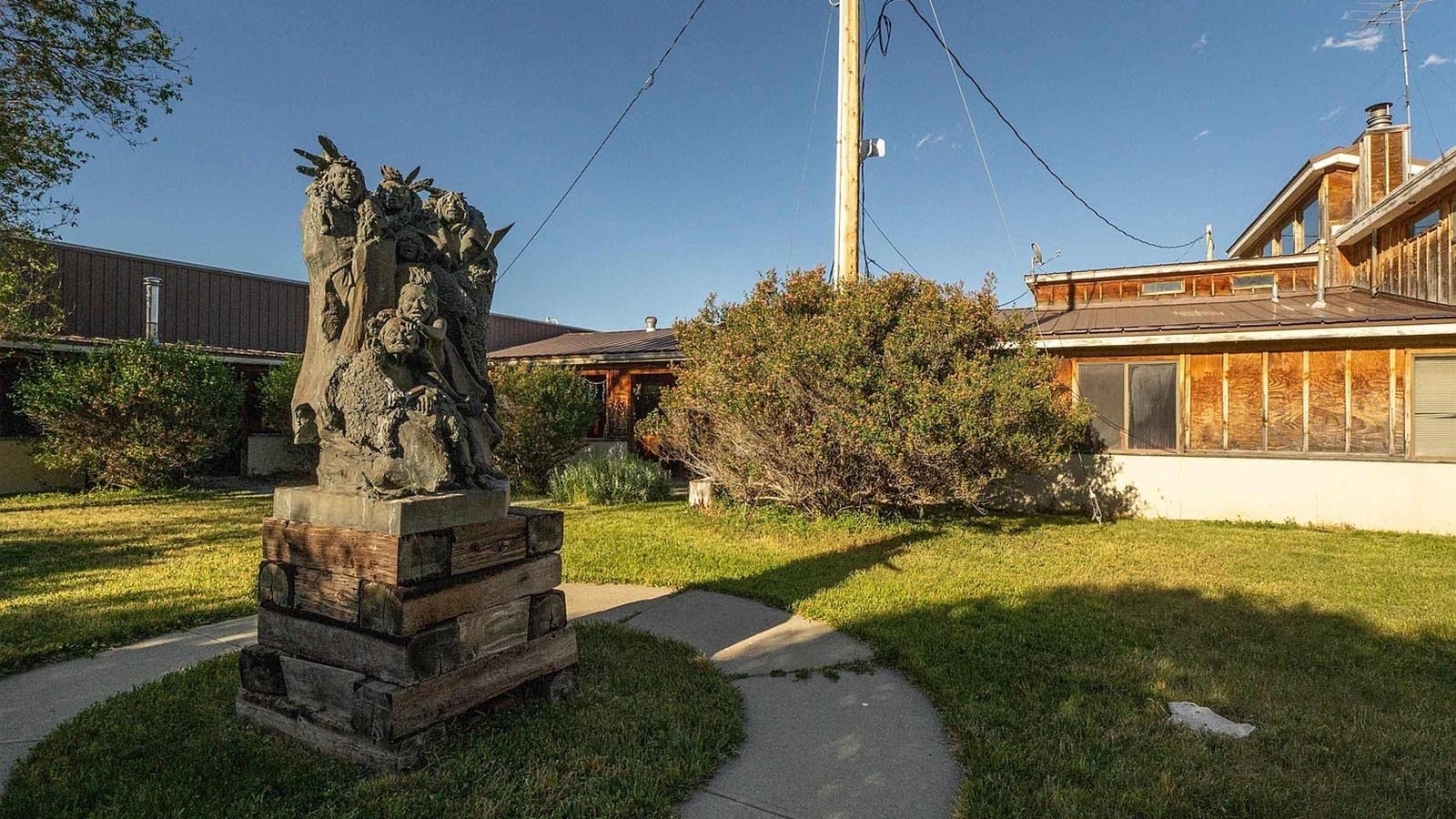 The Fort Washakie home and studio of the late artist Richard Greeves is for sale, listing for $615,000. It's packed with the sculptor's art, but that's not included.