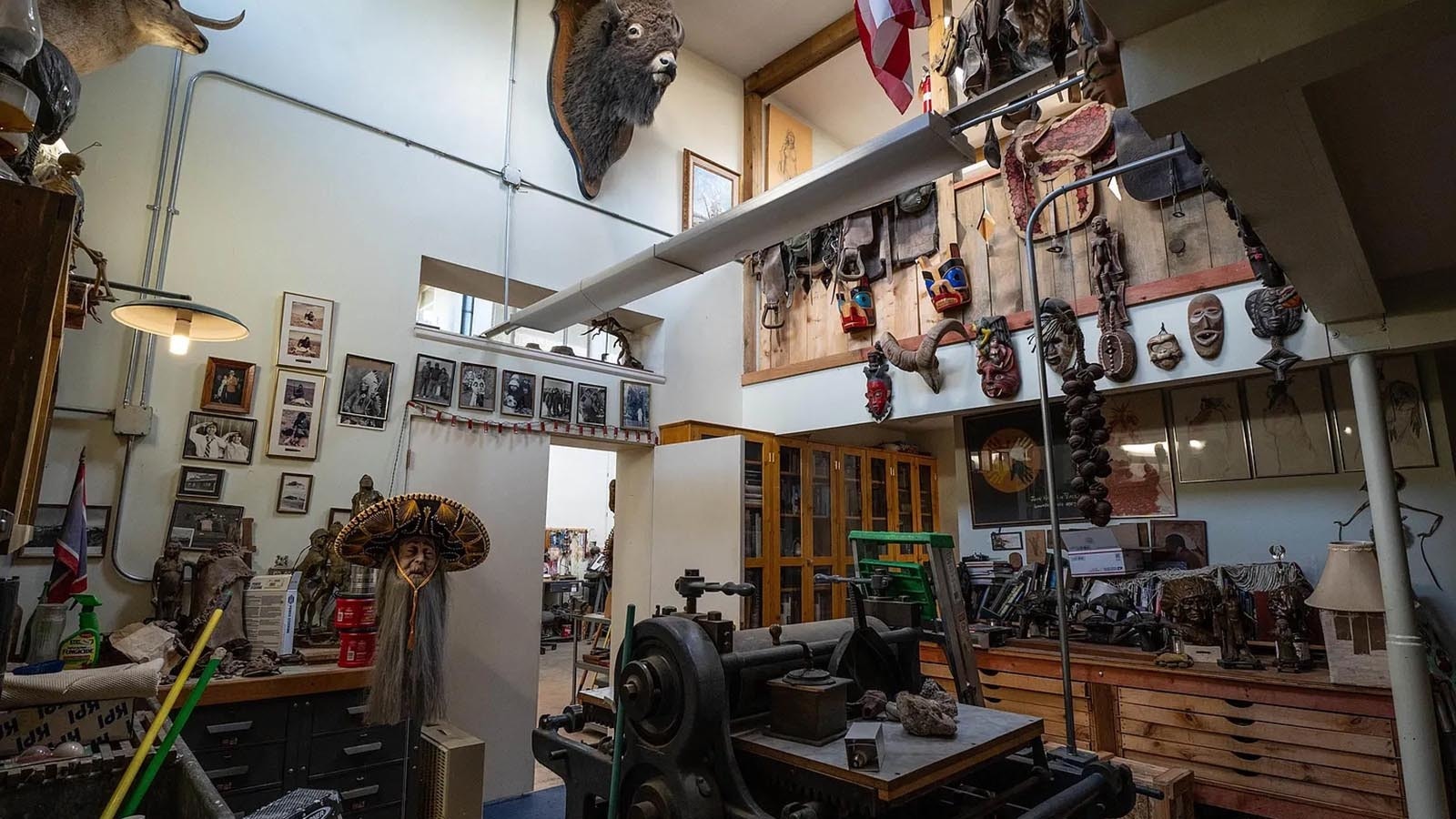 The Fort Washakie home and studio of the late artist Richard Greeves is for sale, listing for $615,000. It's packed with the sculptor's art, but that's not included.