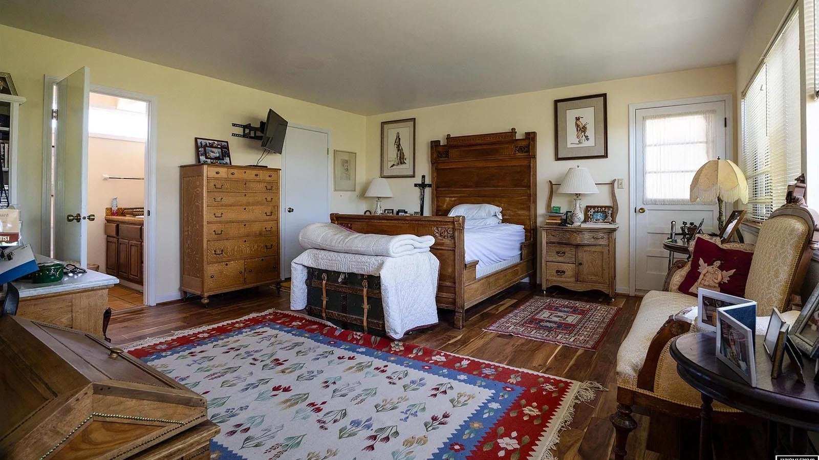 The Fort Washakie home and studio of the late artist Richard Greeves is for sale, listing for $615,000. It's packed with the sculptor's art, but that's not included.