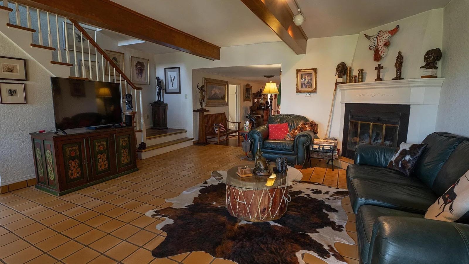 The Fort Washakie home and studio of the late artist Richard Greeves is for sale, listing for $615,000. It's packed with the sculptor's art, but that's not included.