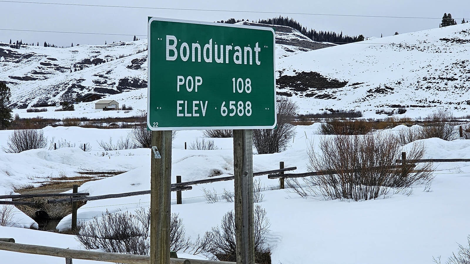 Bondurant is a small, rural Wyoming community.