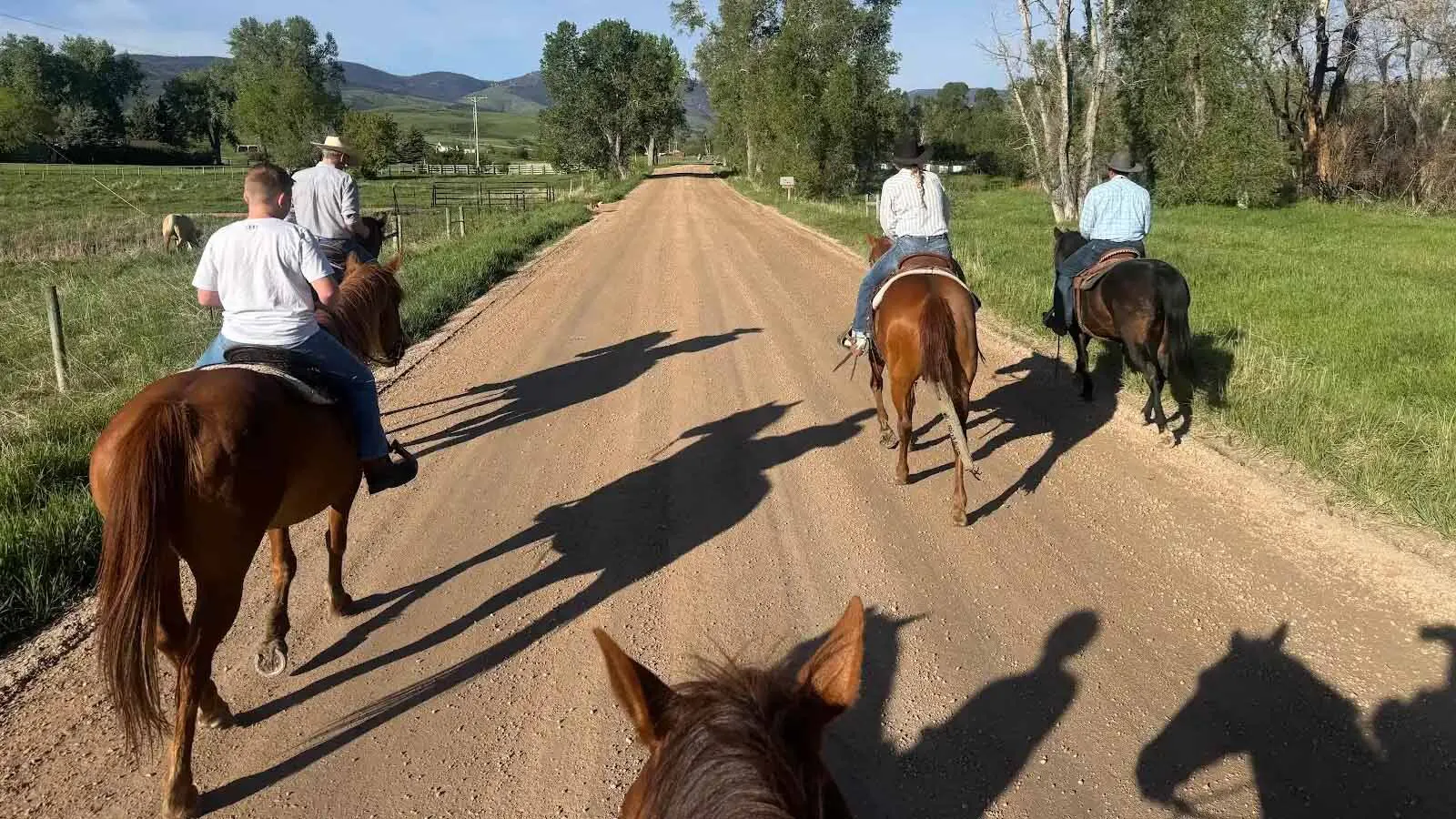 Kids who attend the one-room Slack school near Parkman, Wyoming, still ride horses to their schoolhouse on the first and last days of class.