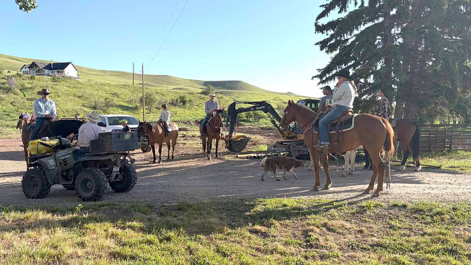 Kids who attend the one-room Slack school near Parkman, Wyoming, still ride horses to their schoolhouse on the first and last days of class.