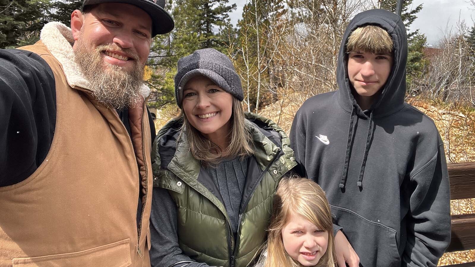 The family of Rielly Smith, right, plan to celebrate his life on Saturday. He died as the result of injuries in an ATV crash.
