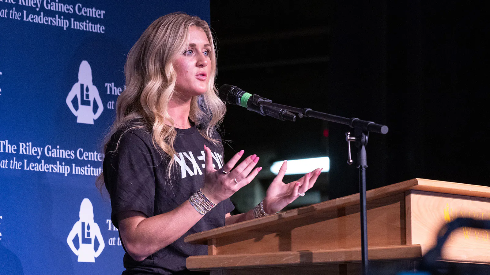 Riley Gaines Speaks To 600 At UW, Calls Kappa Sorority Members ...