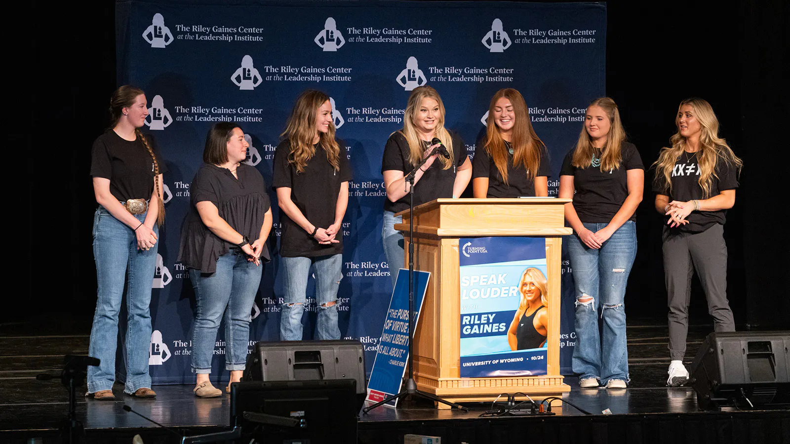 Riley Gaines Speaks To 600 At UW, Calls Kappa Sorority Members ...