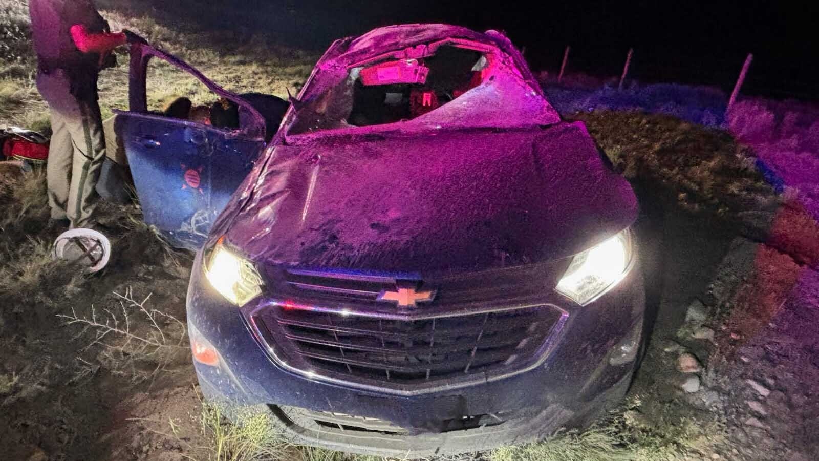 Authorities on Saturday arrested a Riverton man for DUI and felony eluding after he bolted northward through a construction zone, hitting 130 mph in a car chase. Wyoming troopers did a tactical intervention, and the car rolled repeatedly.