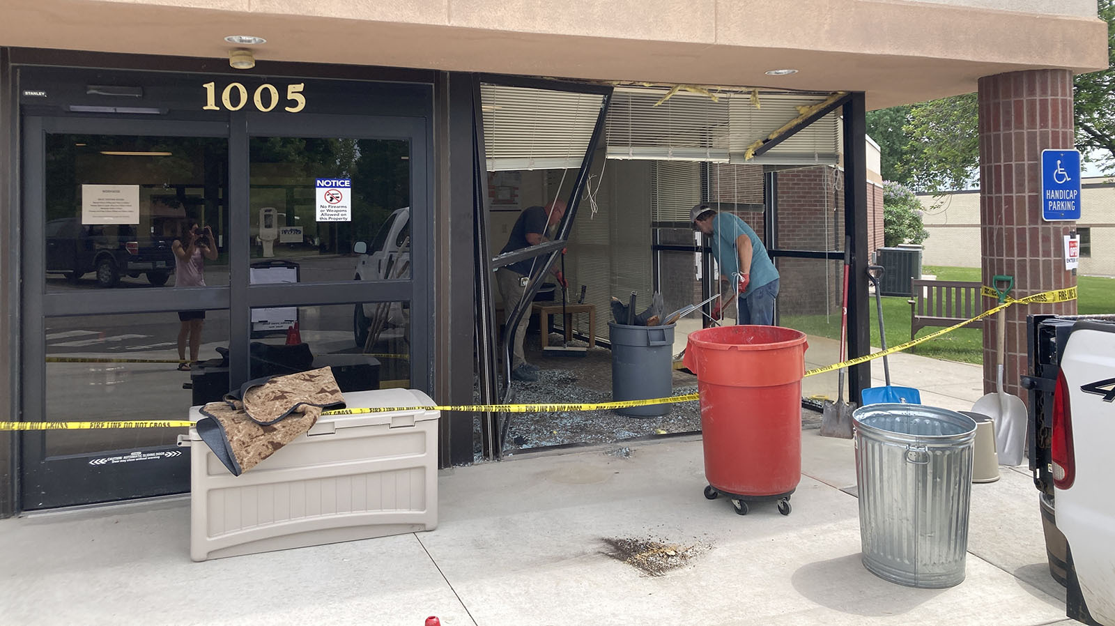 Elderly Client Crashes Through Front Wall Of Riverton Medical Clinic
