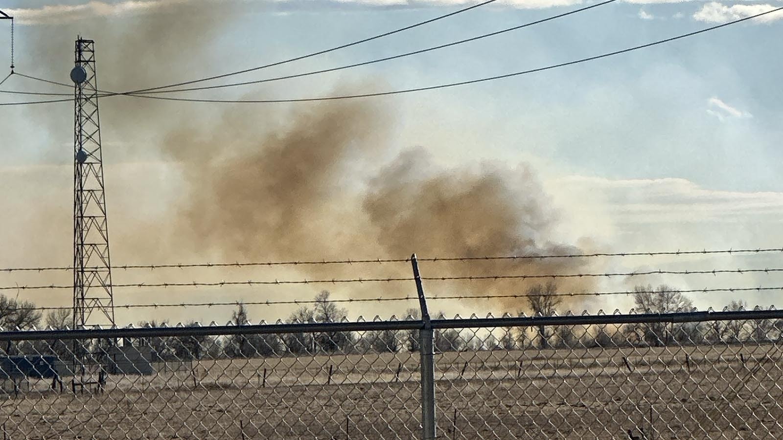A growing wildfire just south of Riverton reported Saturday afternoon has jumped the Wind River and has prompted an immediate evacuation order for residents in its path. The fire is well over 100 acres and in an area near houses.