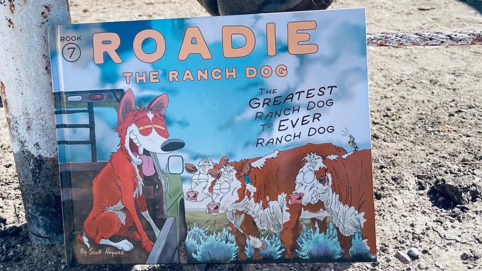 Meet The Wyoming Truck Driver Behind “Roadie The Ranch Dog” Children's ...