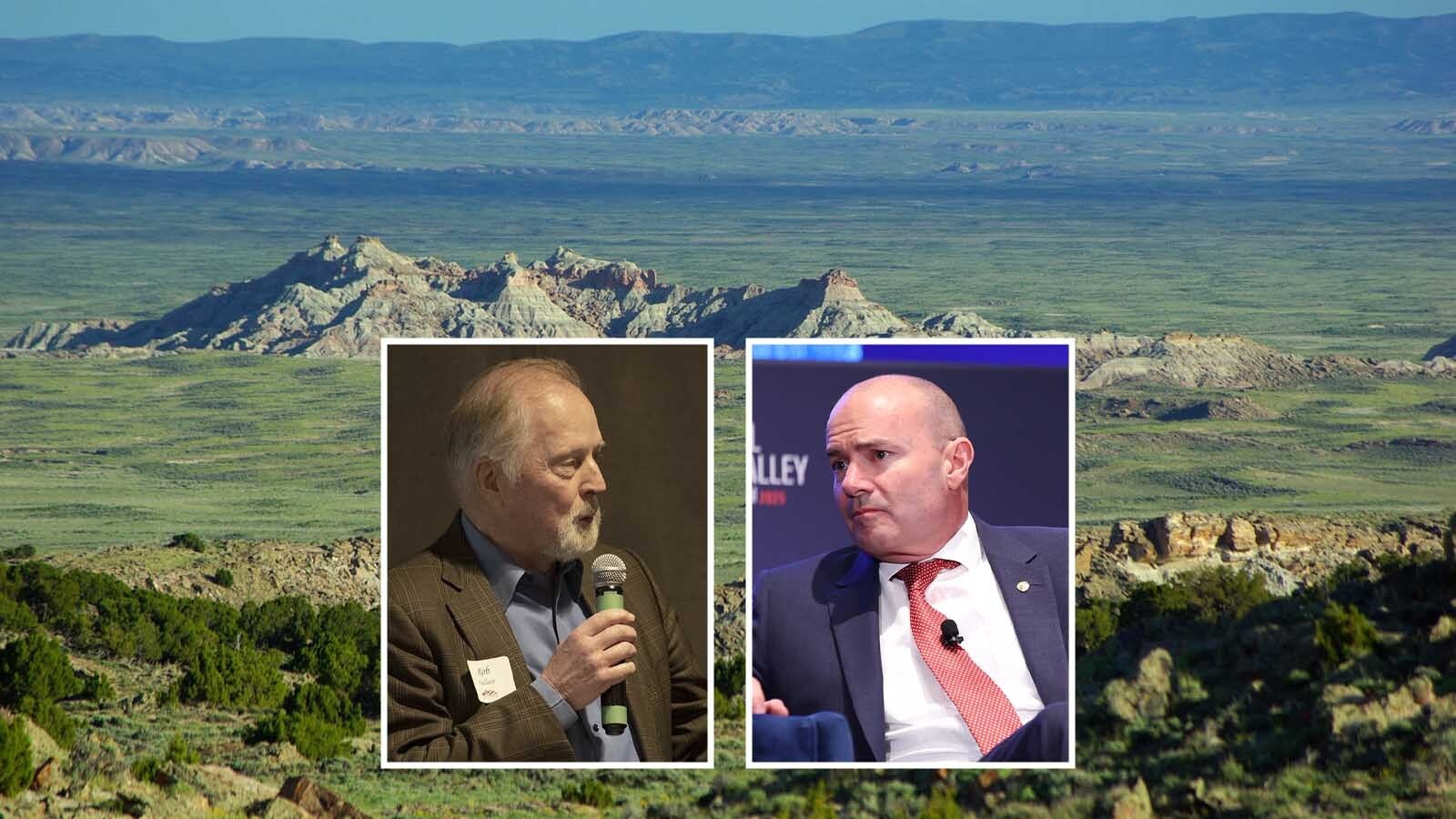 Sen. Mike Lee, R-Utah, right, has only himself to blame for the downfall of his plan to sell federal public lands. Former Assistant Interior Secretary Rob Wallace, left, says Lee shot his bill in the foot when “he cut the public out of the discussion.”