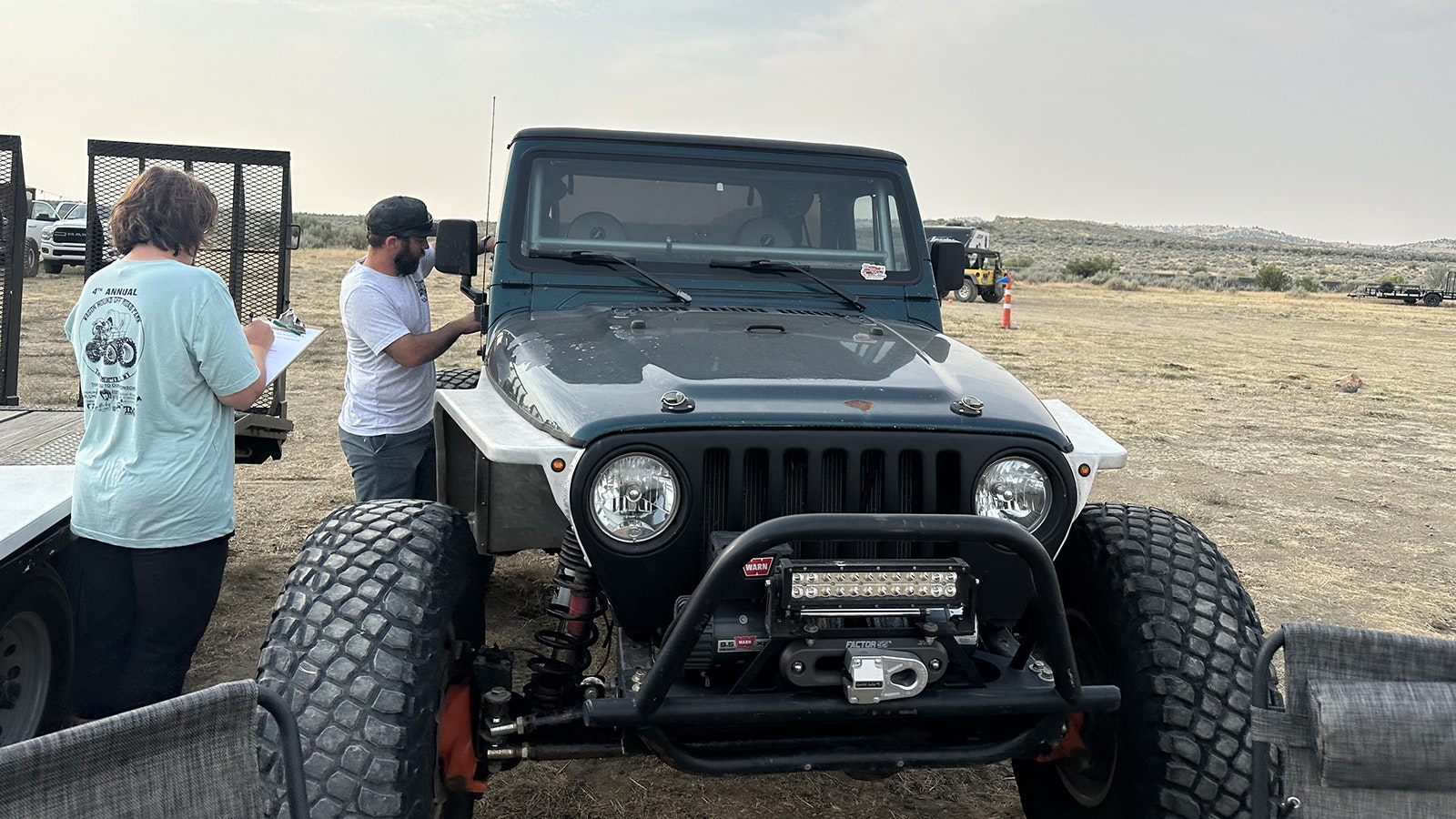 Each jeep must be inspected and waivers signed before being allowed to join the Wagonhound Annual Trek.