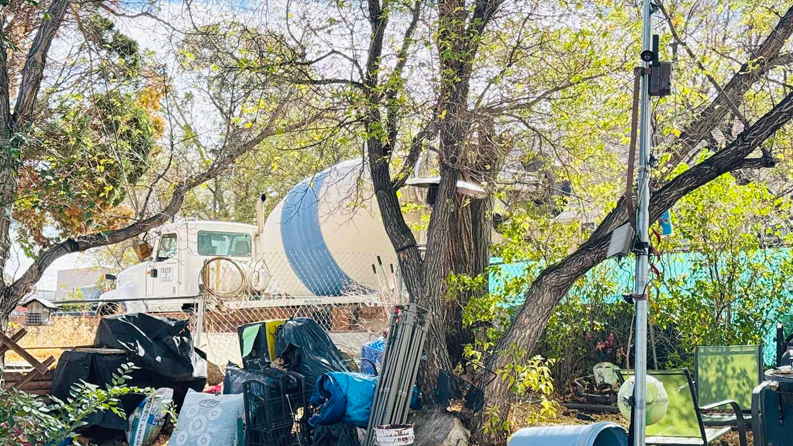Drilling to fill abandoned mine shafts has taken place near Kelly Lovell's backyard and on the street below her home. The noise is one thing. Getting to and from her house is another, she said.