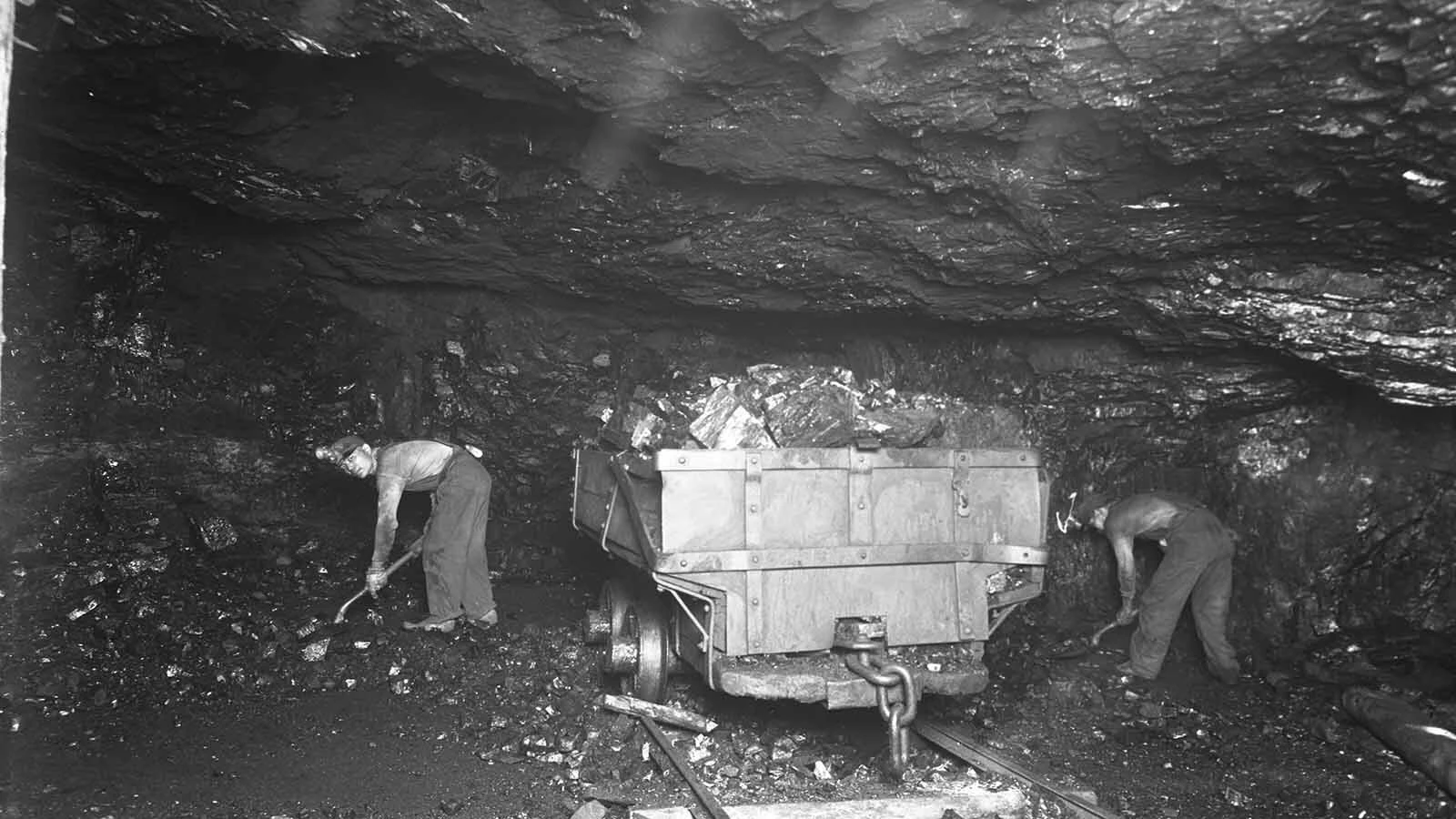 Coal mines ran extensively underneath Rock Springs, Wyoming.