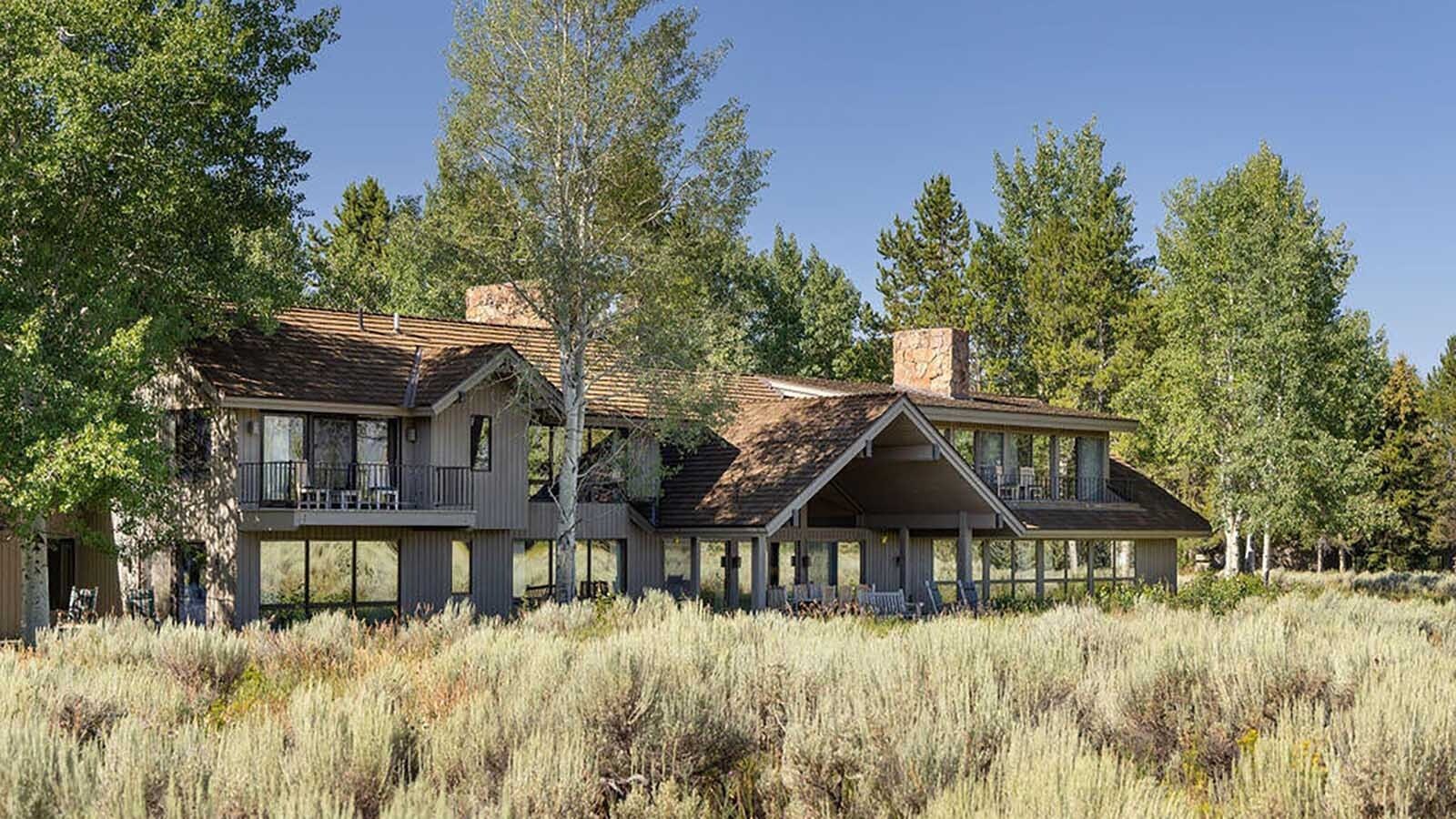 The Rockefeller family has owned a remote retreat with unparalleled Grand Teton views for going on a half-century. The property has just hit the market for $12.9 million.