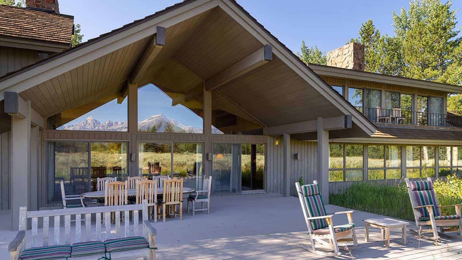 The Rockefeller family has owned a remote retreat with unparalleled Grand Teton views for going on a half-century. The property has just hit the market for $12.9 million.