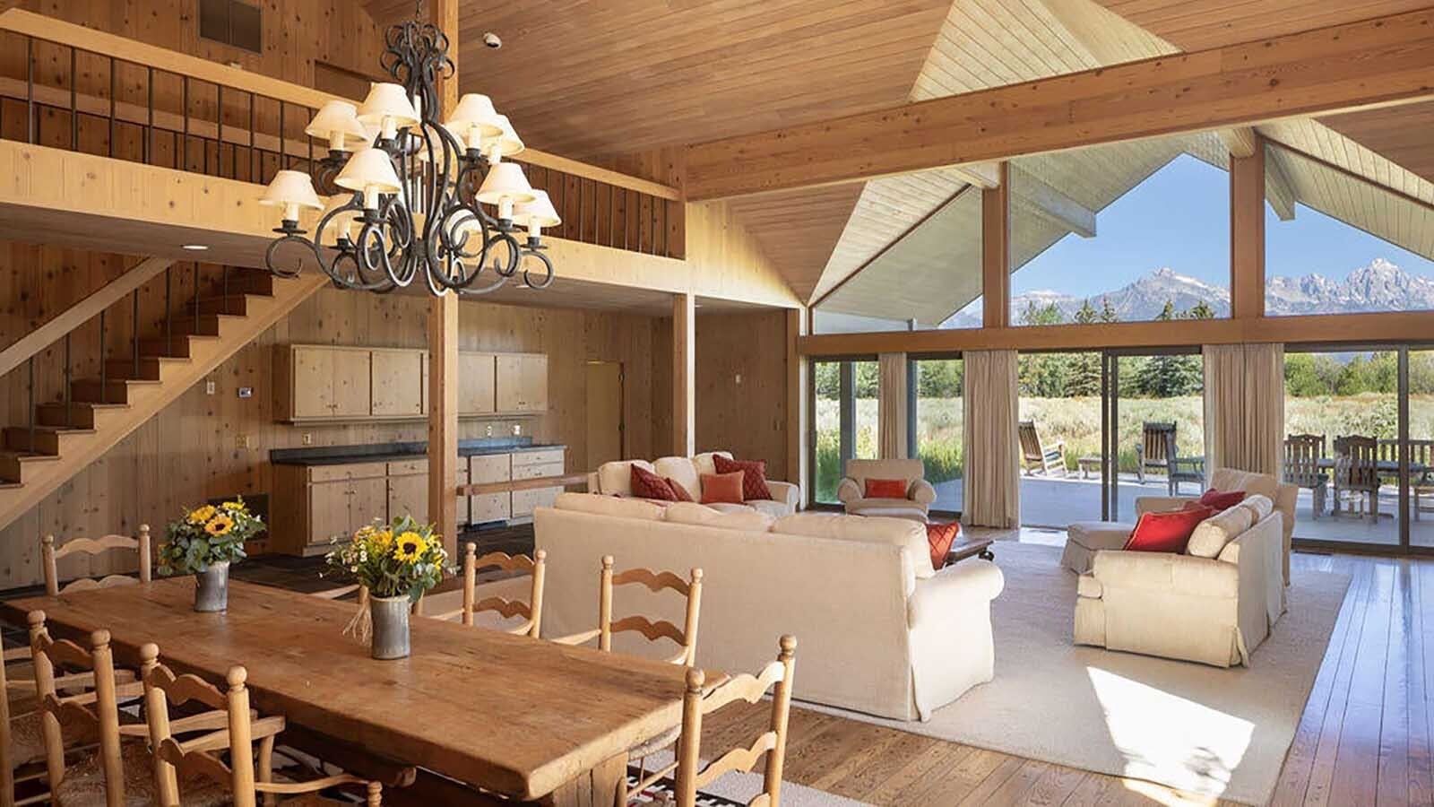 The Rockefeller family has owned a remote retreat with unparalleled Grand Teton views for going on a half-century. The property has just hit the market for $12.9 million.