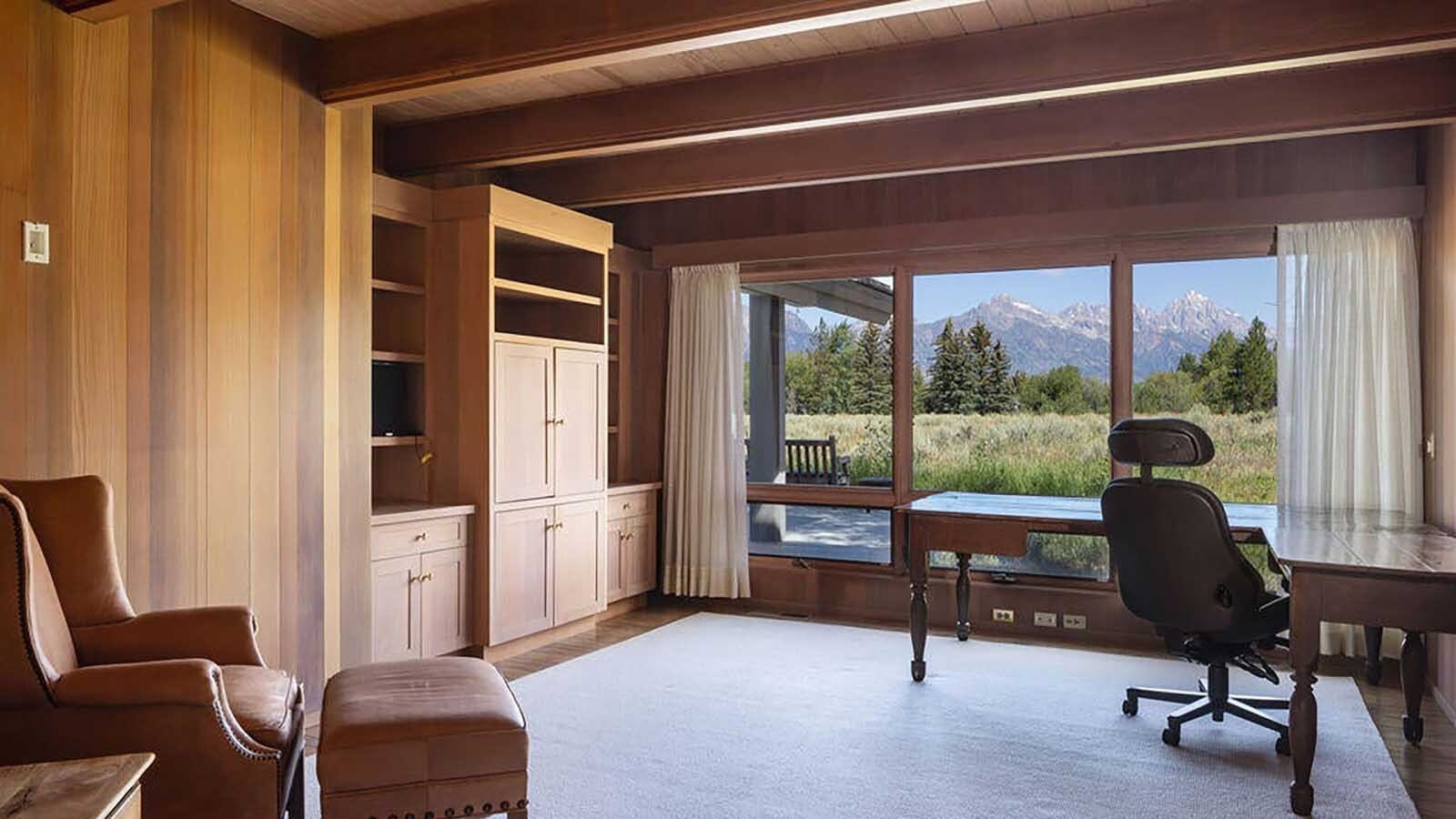 The Rockefeller family has owned a remote retreat with unparalleled Grand Teton views for going on a half-century. The property has just hit the market for $12.9 million.