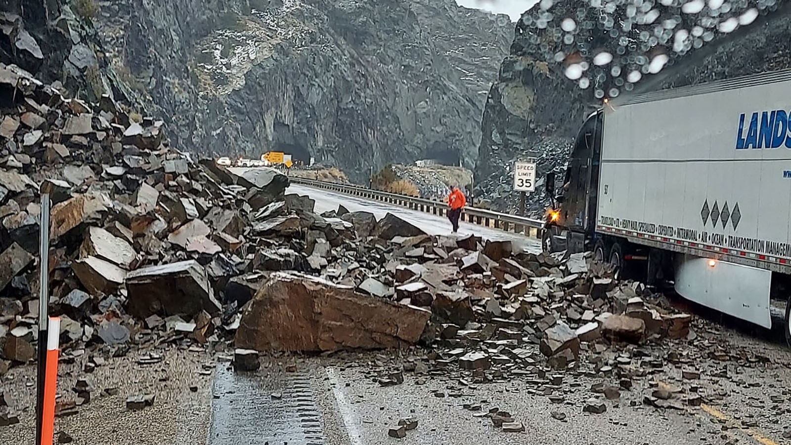 Springtime is also known as "rockfall season" through Wind River Canyon in central Wyoming. So far this year, rockfall season has been pretty quiet.