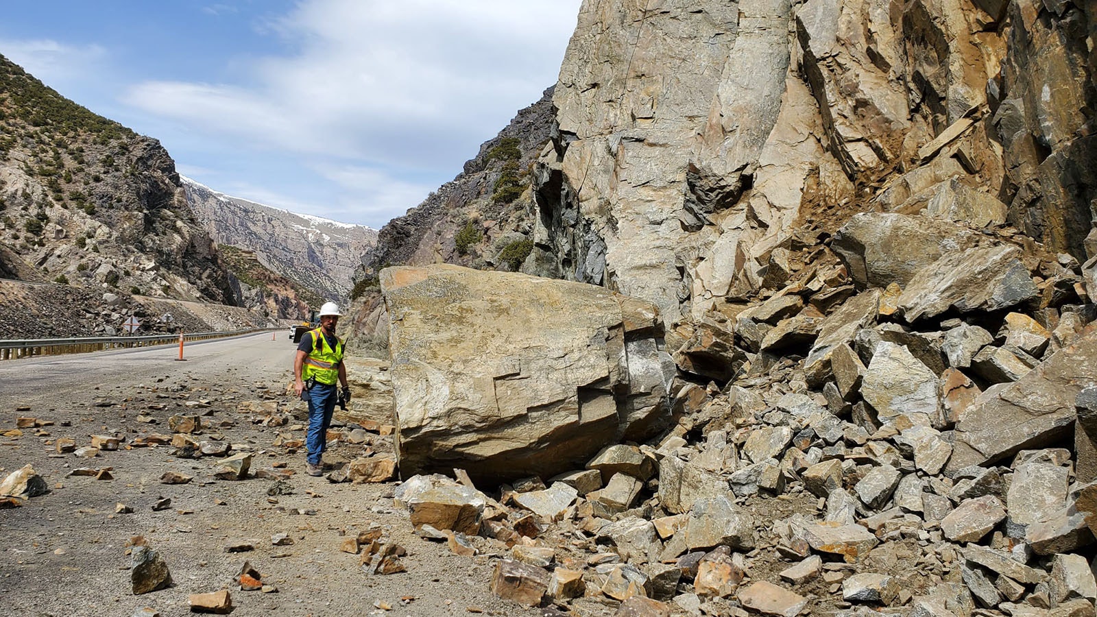 Springtime is also known as "rockfall season" through Wind River Canyon in central Wyoming. So far this year, rockfall season has been pretty quiet.