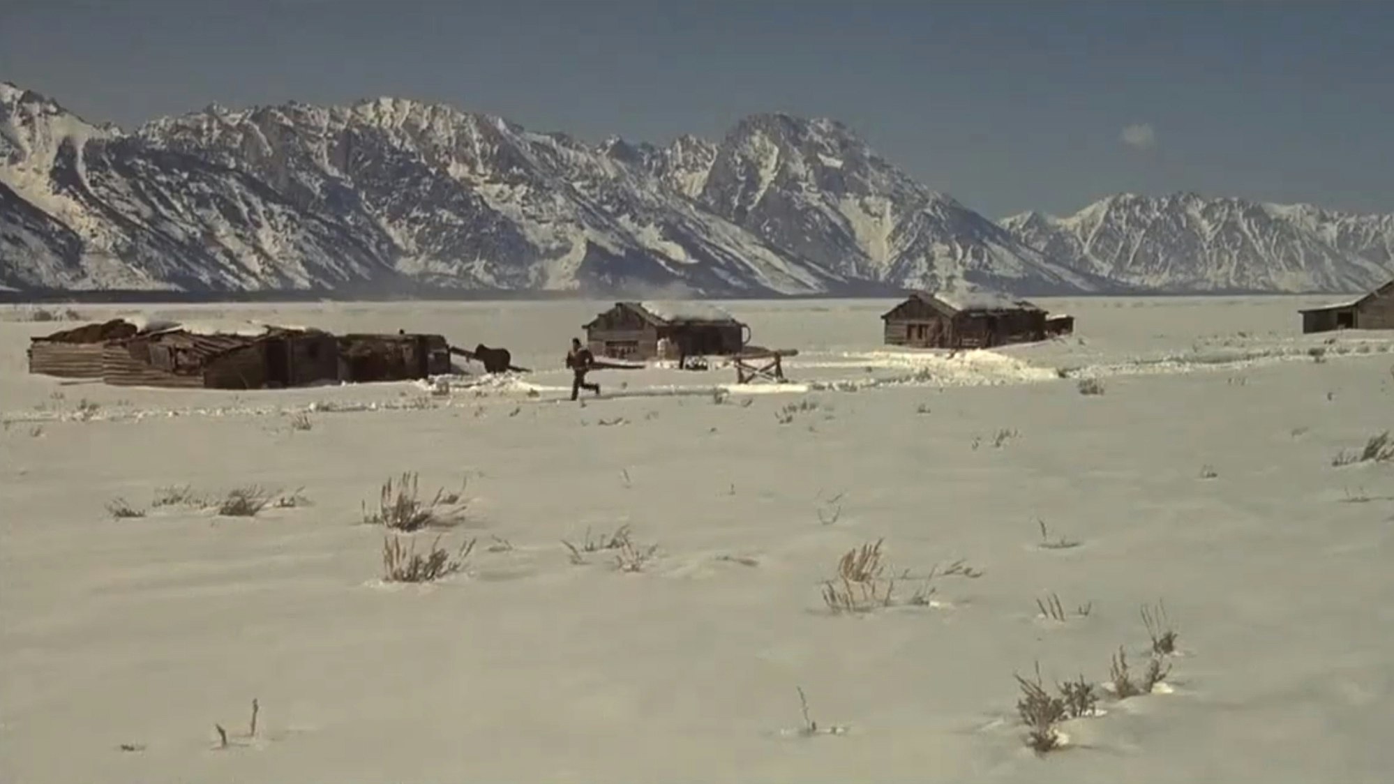 The remote Siberian village where Rocky trained for his fight with Ivan Drago, filmed in Jackson Hole, Wyoming.