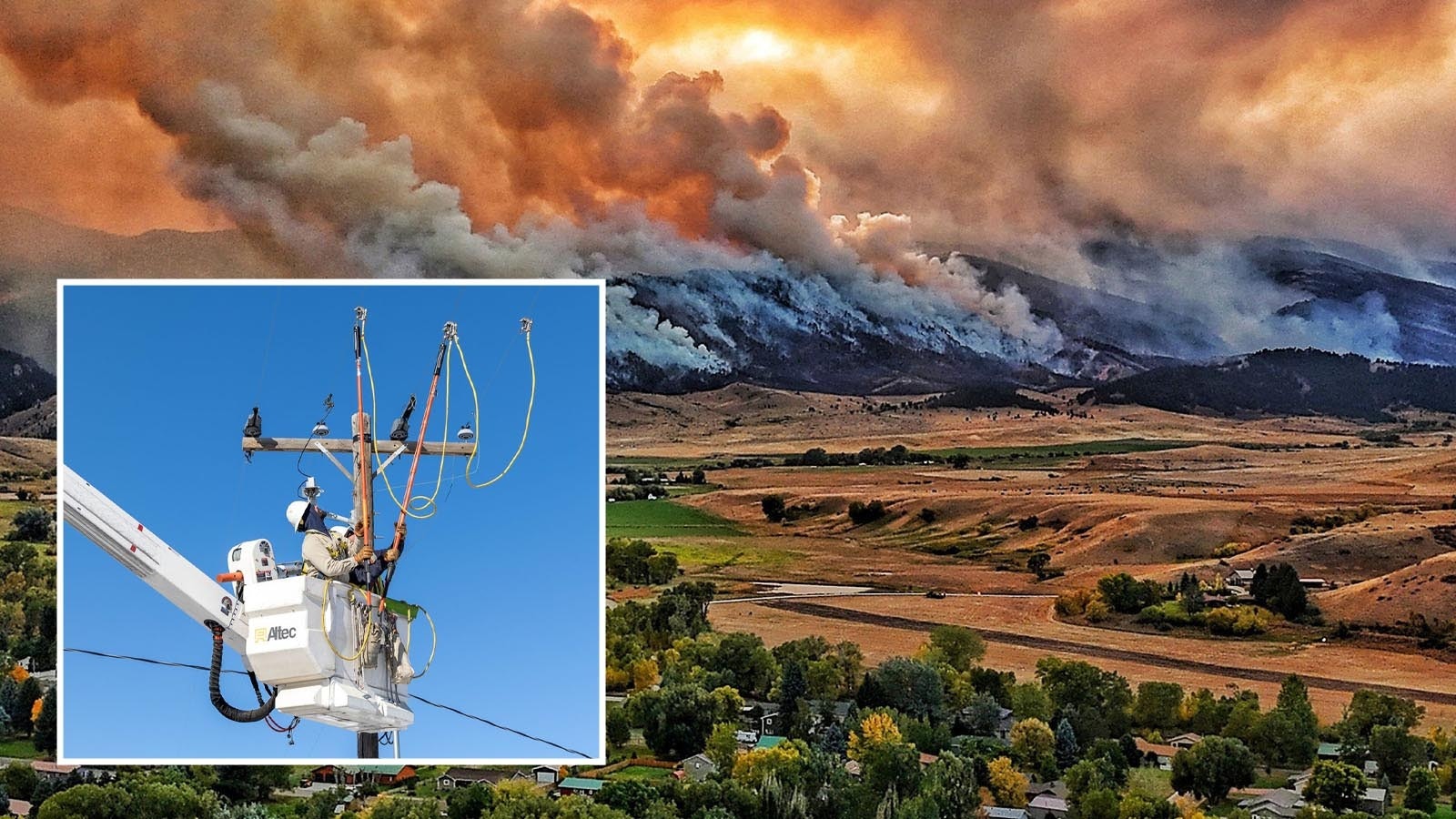 Rocky Mountain Power says wildfires are a driving force behind its most recent request for a double-digit rate increase. The Elk Fire was one of the worst from last season, buring nearly 100,000 acres across the eastern face of the Bighorn Mountains, threatening the small town of Dayton.