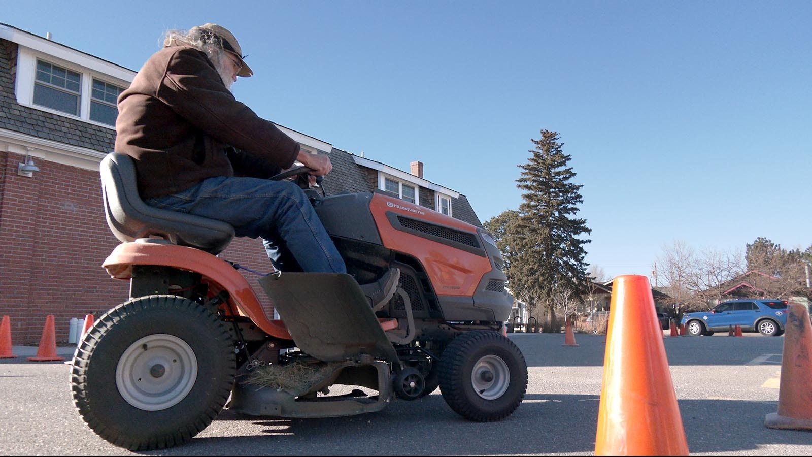 In a “WKRP In Cincinnati”-inspired test, Cowboy State Daily columnist Rod Miller demonstrated the dangers of drunk driving. On a closed-course demonstration hosted by the Laramie County Sheriff’s Office, he took shots and drove a riding lawnmower through cones.