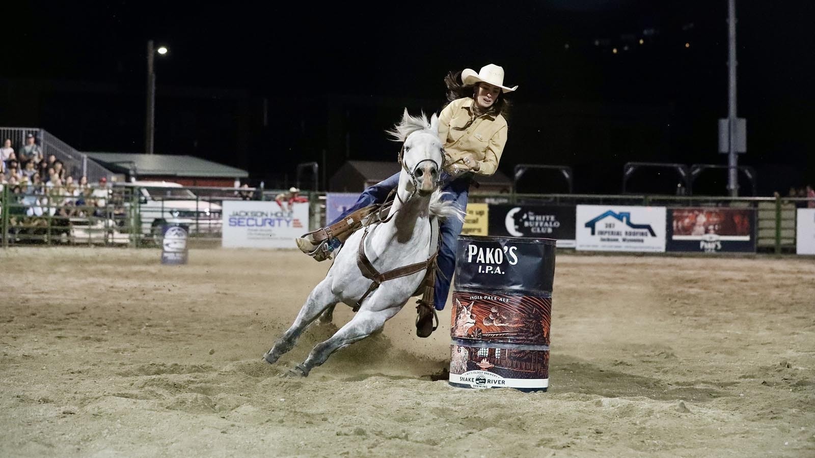 Rodeo Barrel Racing Rubbing a barrel is OK just dont knock it over JH Rodeo 6 22 24