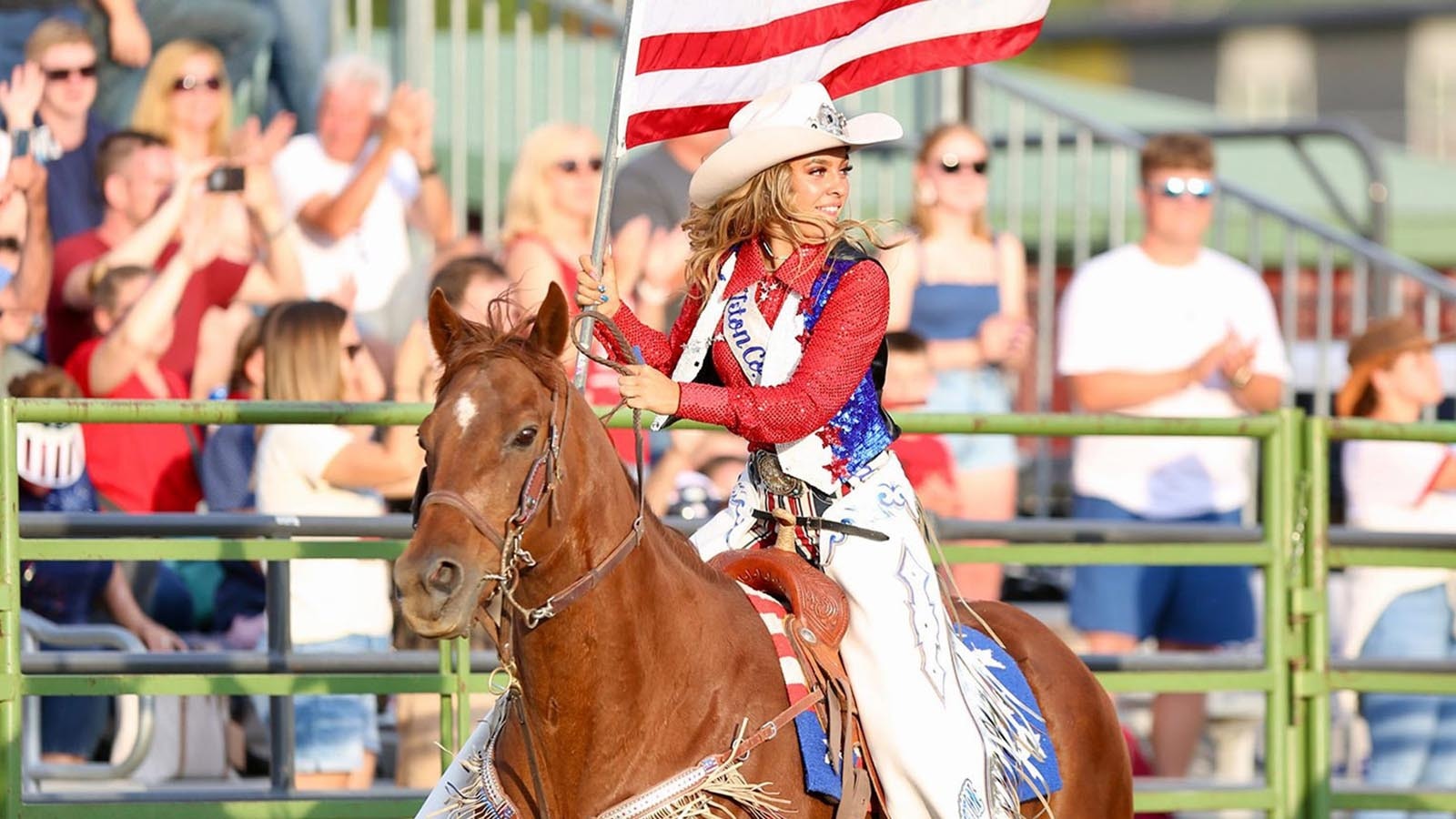 Rodeo Rodeo Royalty involves queens and princesses who bear flags and compete in events JH Rodeo 6 22 24