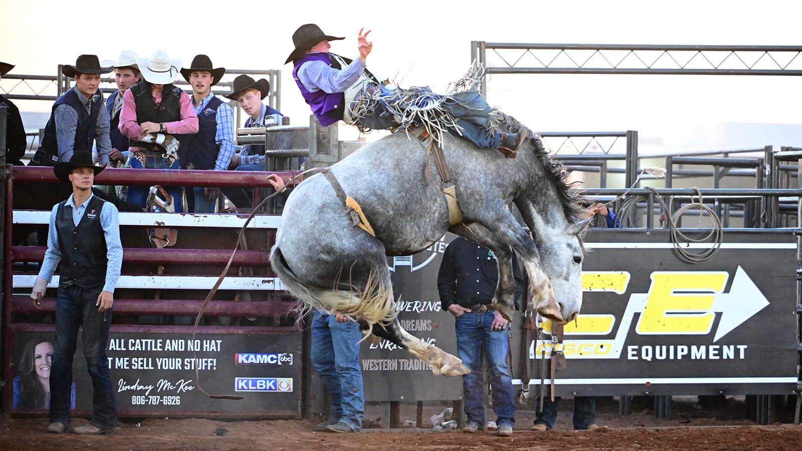 Roedy Farrell at the Texas Tech College Rodeo in Lubbock a couple of weeks ago.