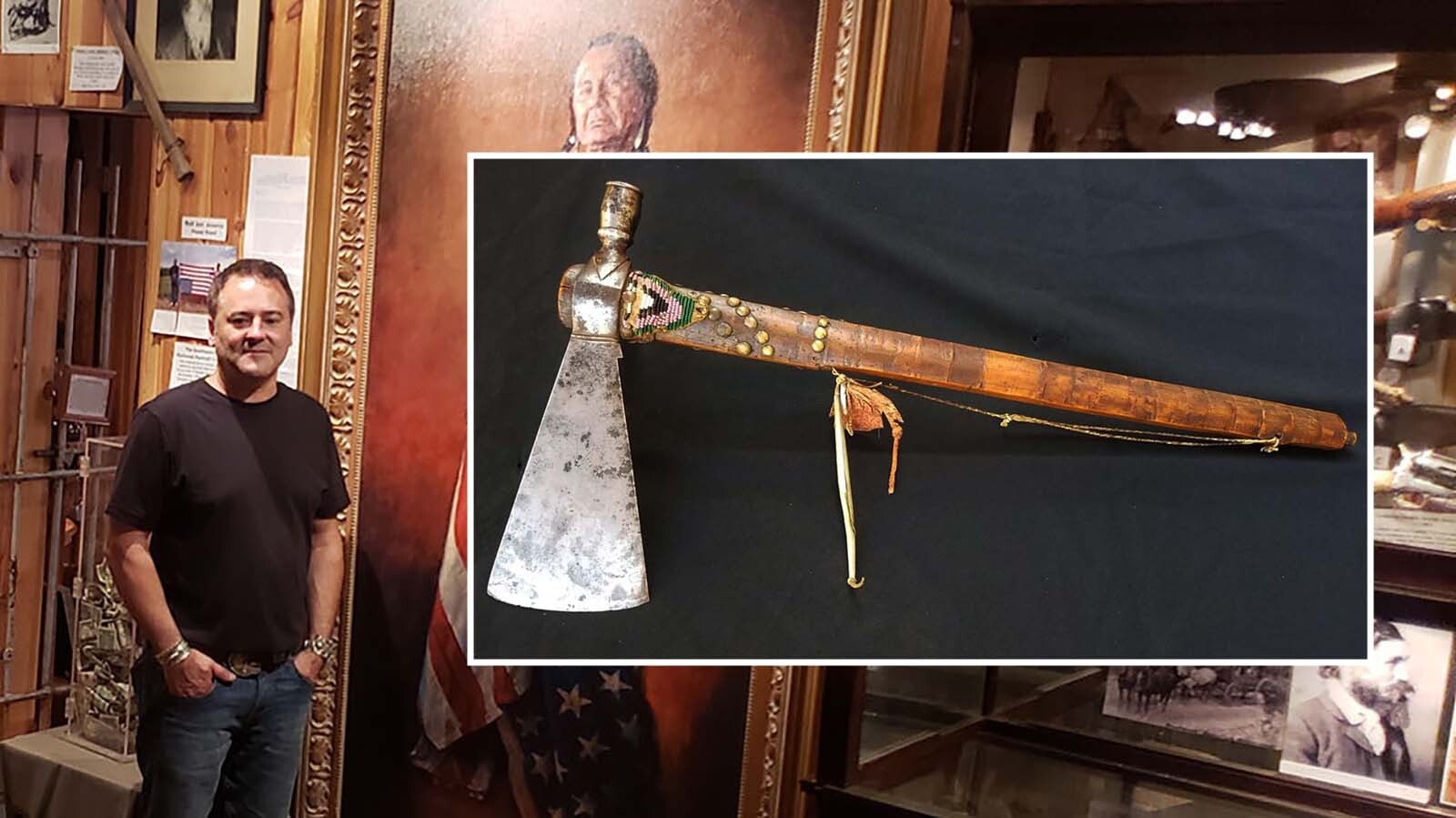 The 1865 tomahawk linked to the death of Caspar Collins outside the city later named for him was found in Arizona. Bob Coronato and a partner bought it and brought it back to Wyoming, but efforts to sell and preserve it in a Wyoming public collection ultimately failed.