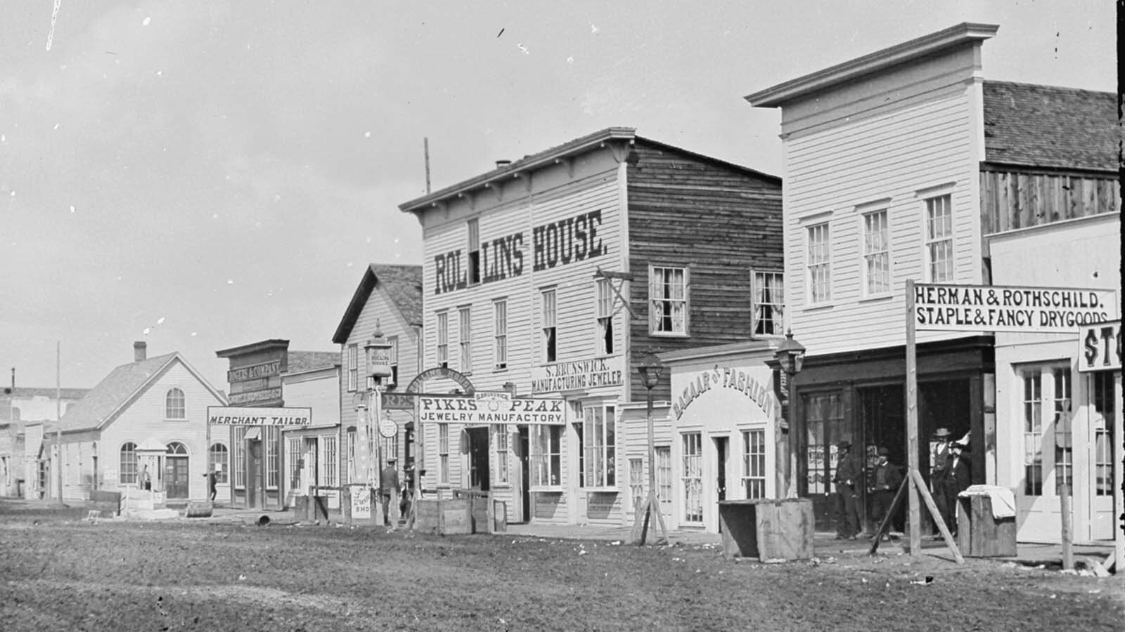 In the early days of Cheyenne, Rollins House was a destination as a proper hotel in what was mostly a tent city.