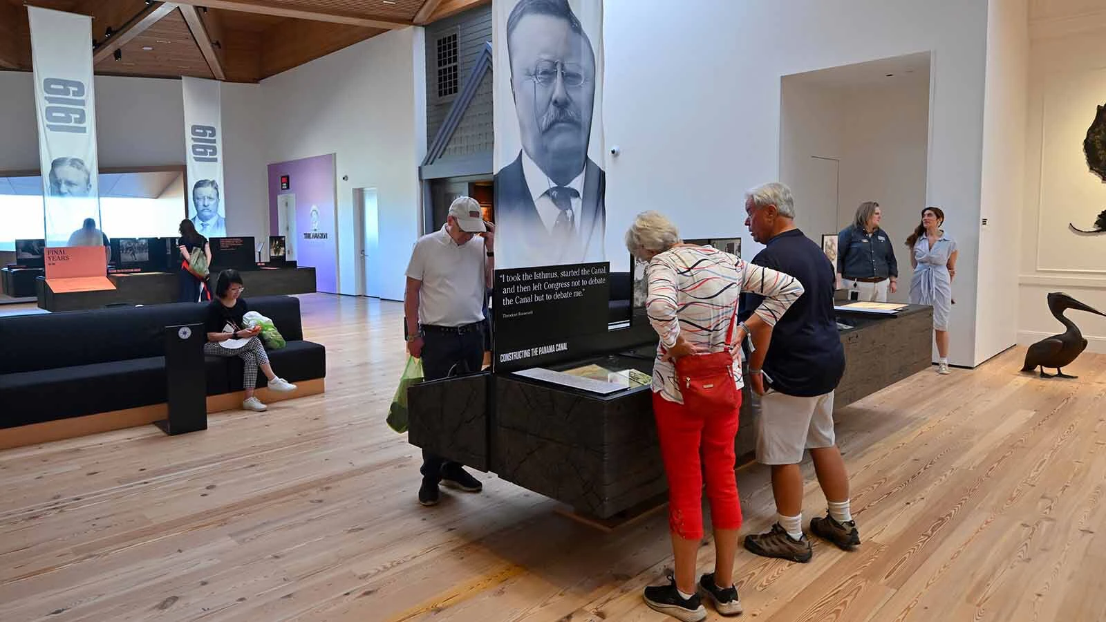 The new Theodore Roosevelt National Library in North Dakota offers a winding and interactive high-tech journey through the extraordinary life of America's 26th president. The building fits seamlessly into the prairie landscape that lured Roosevelt West.