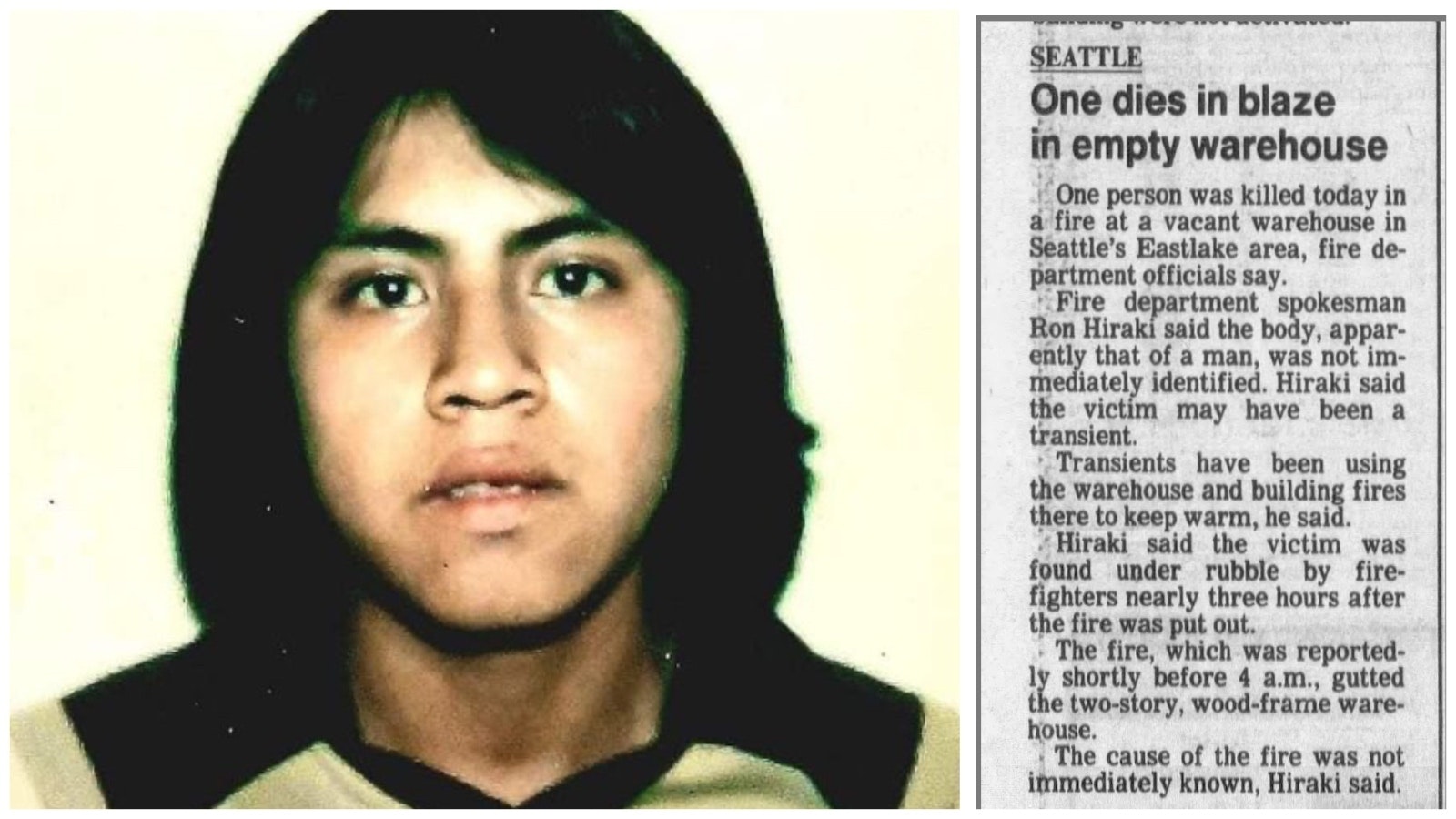 Roque "Rocky" Najera disappeared from Rawlins in 1985, and for nearly 40 years his family had no clue whether he was alive or dead. They learned recently he likely died in a 1987 fire in Seattle, Washington.
