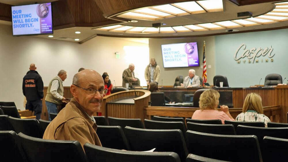 Ross Schriftman spends a lot of time sitting in seats at Casper City Council meetings. He also frequently addresses the council during public comment periods, something he sees as part of his civic duty.