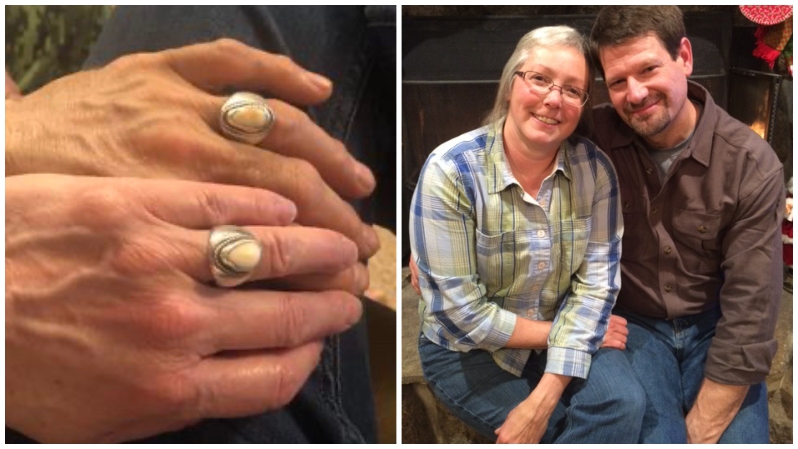 Teri and Randy Rowland of Sheridan are happy to have Teri’s wedding ring back. The couple have been married for 25 years, and she lost hers last Sunday at an exit along I-25. Against all odds, she got it back.