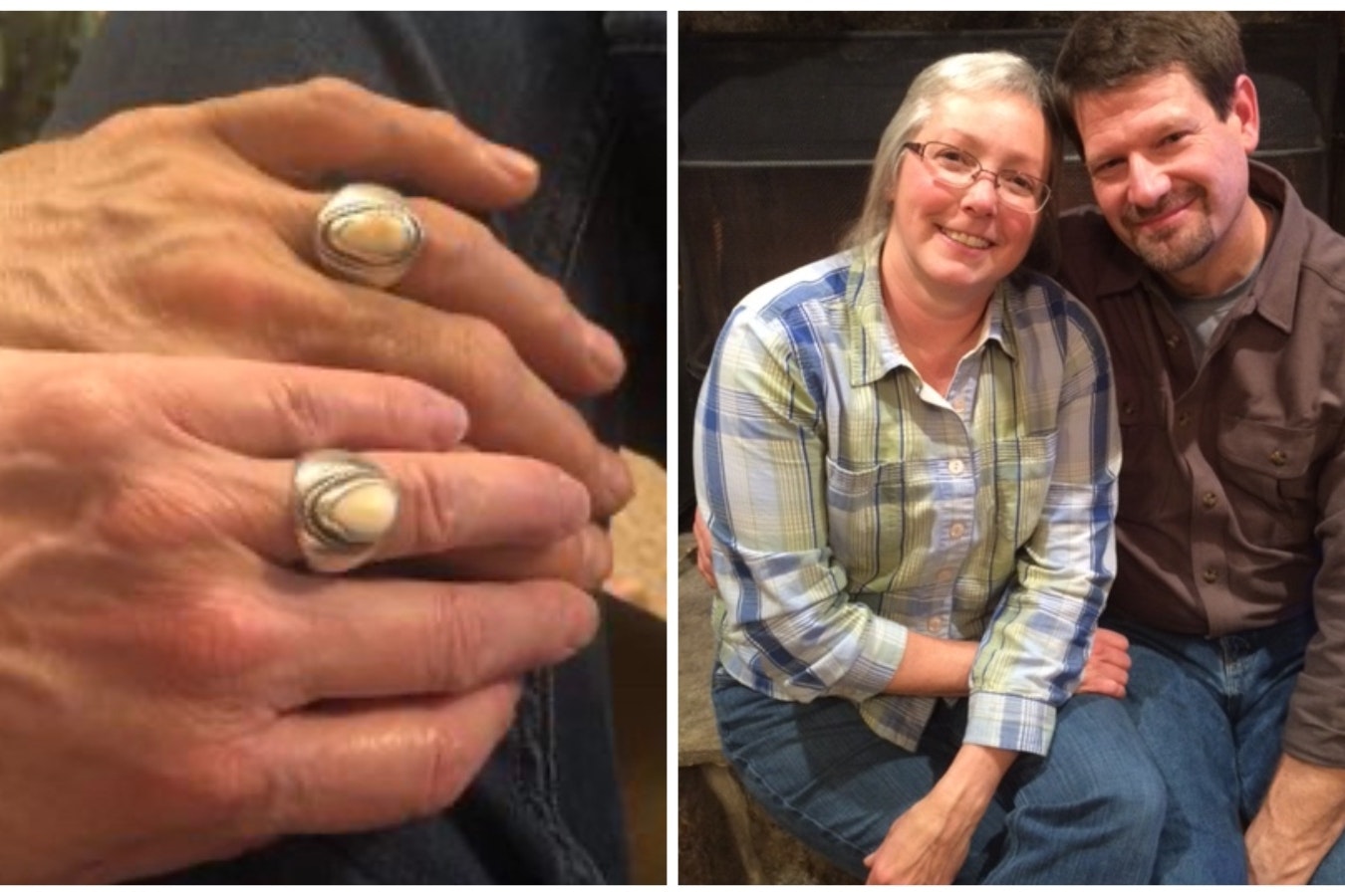 Teri and Randy Rowland of Sheridan are happy to have Teri’s wedding ring back. The couple have been married for 25 years, and she lost hers last Sunday at an exit along I-25. Against all odds, she got it back.