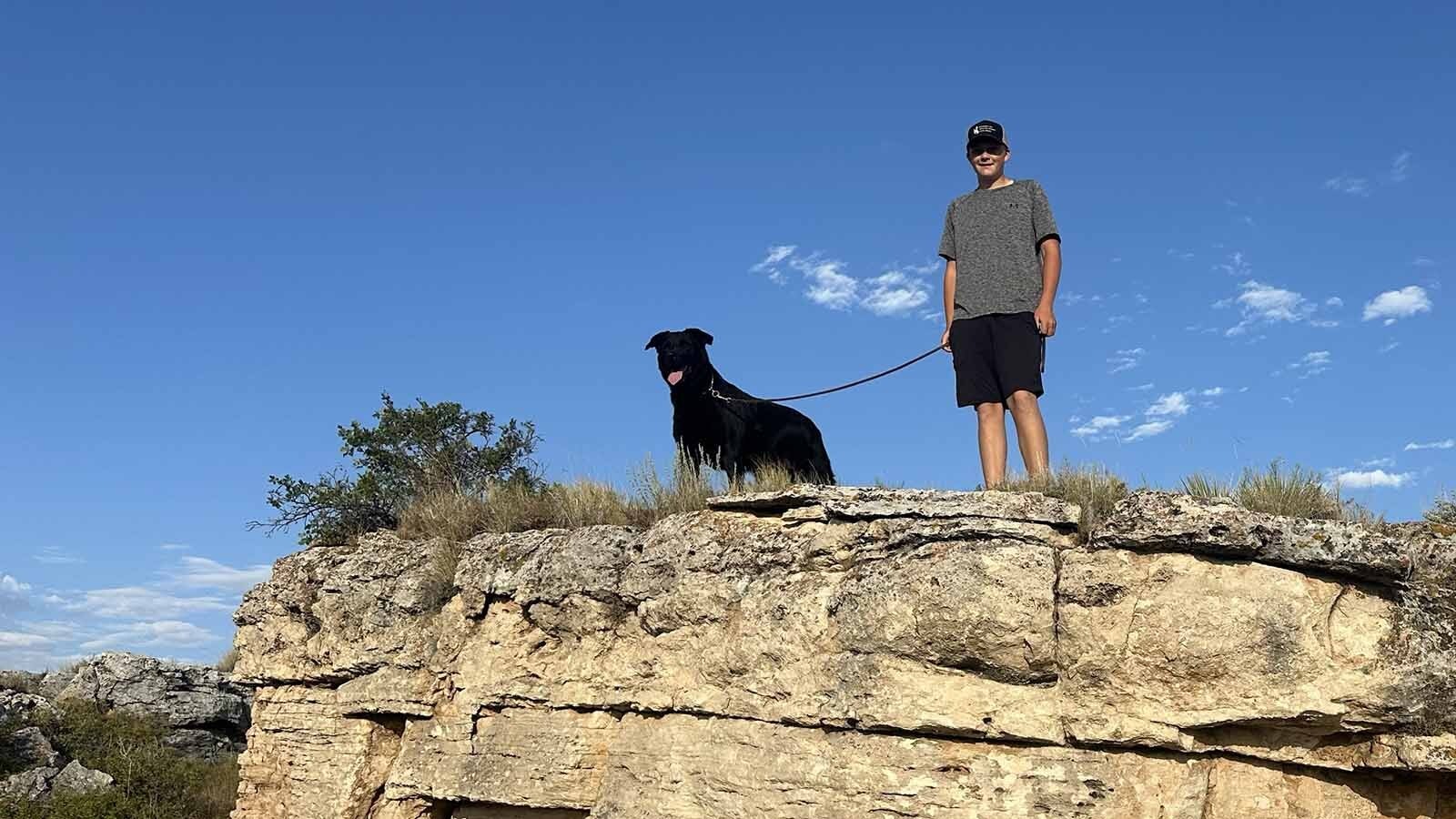 Outdoor enthusiasts like Jack King can hike to the top of Roundtop Mountain which pioneers in the 1880s believed was the site of a battle between white men and a larger force in the 1700s. Shoshone legend, as related by General George Sliney, tells of such a battle when the Shoshone first got horses.