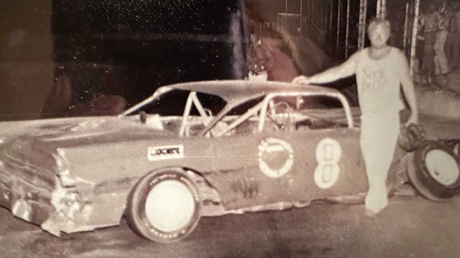 Butch honed his highway speeding skills at the track.