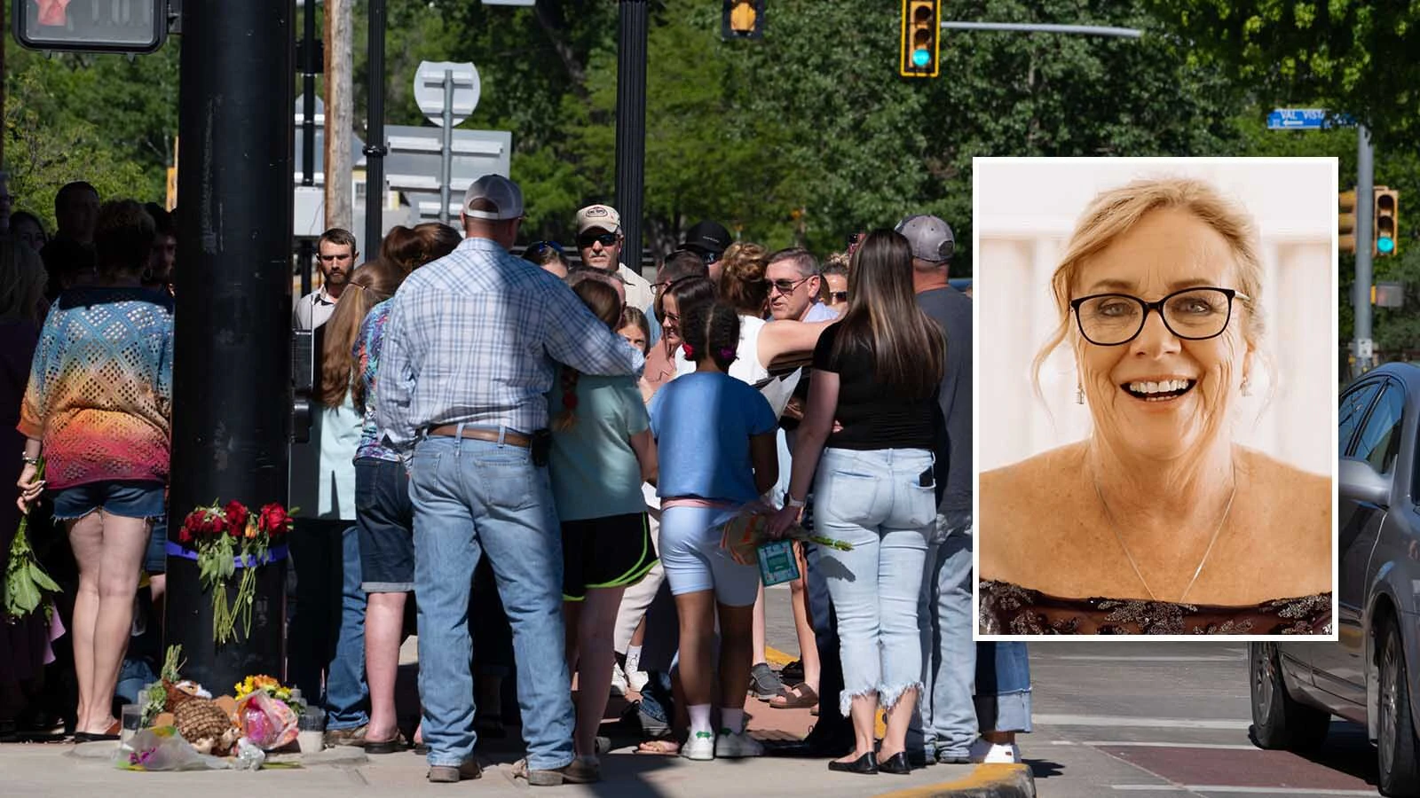 Julie Fitzsimons was killed when she was run down by a distracted motorist in downtown Sheridan.