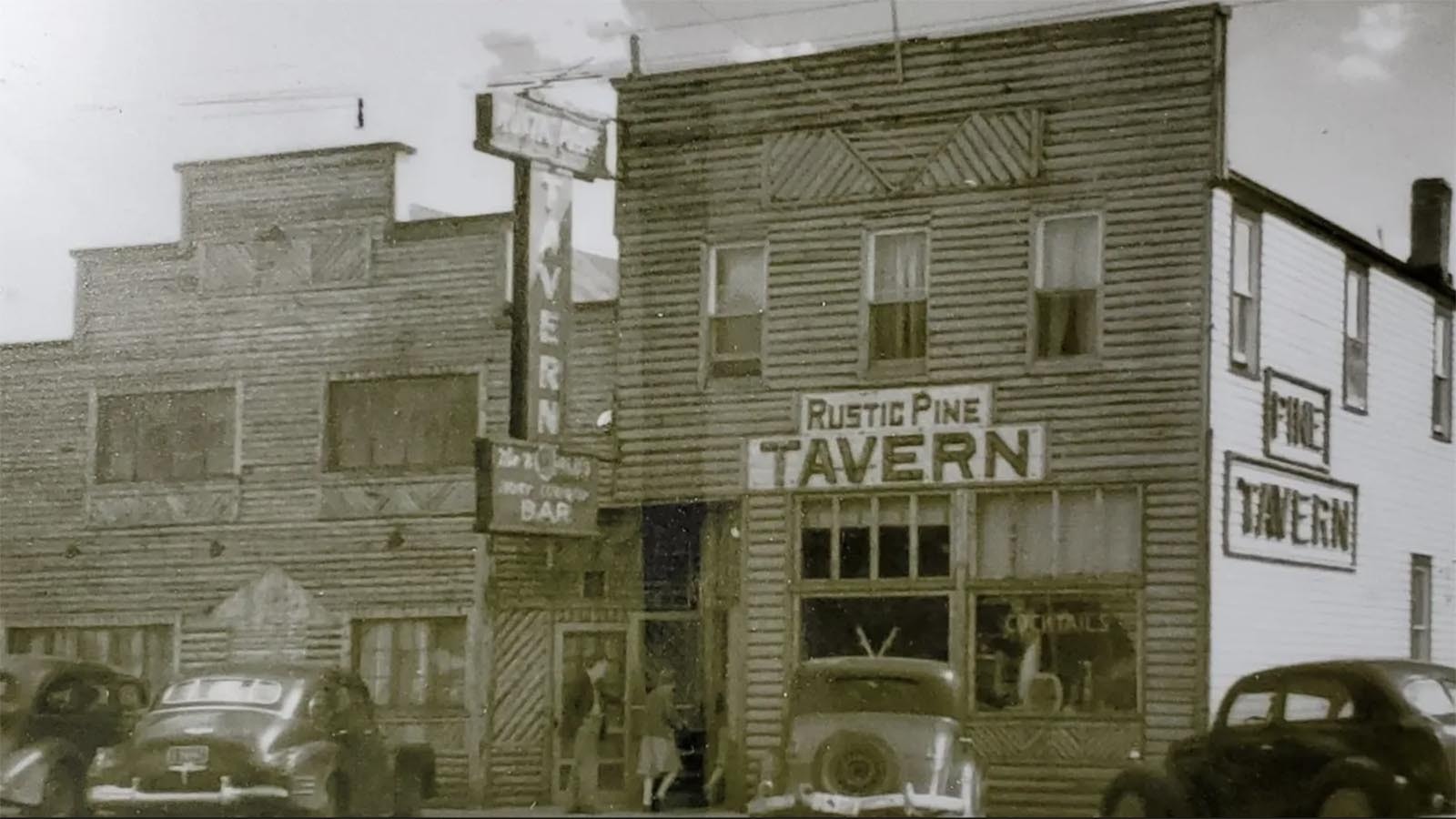 Rustic Pine Tavern in the 1950s.