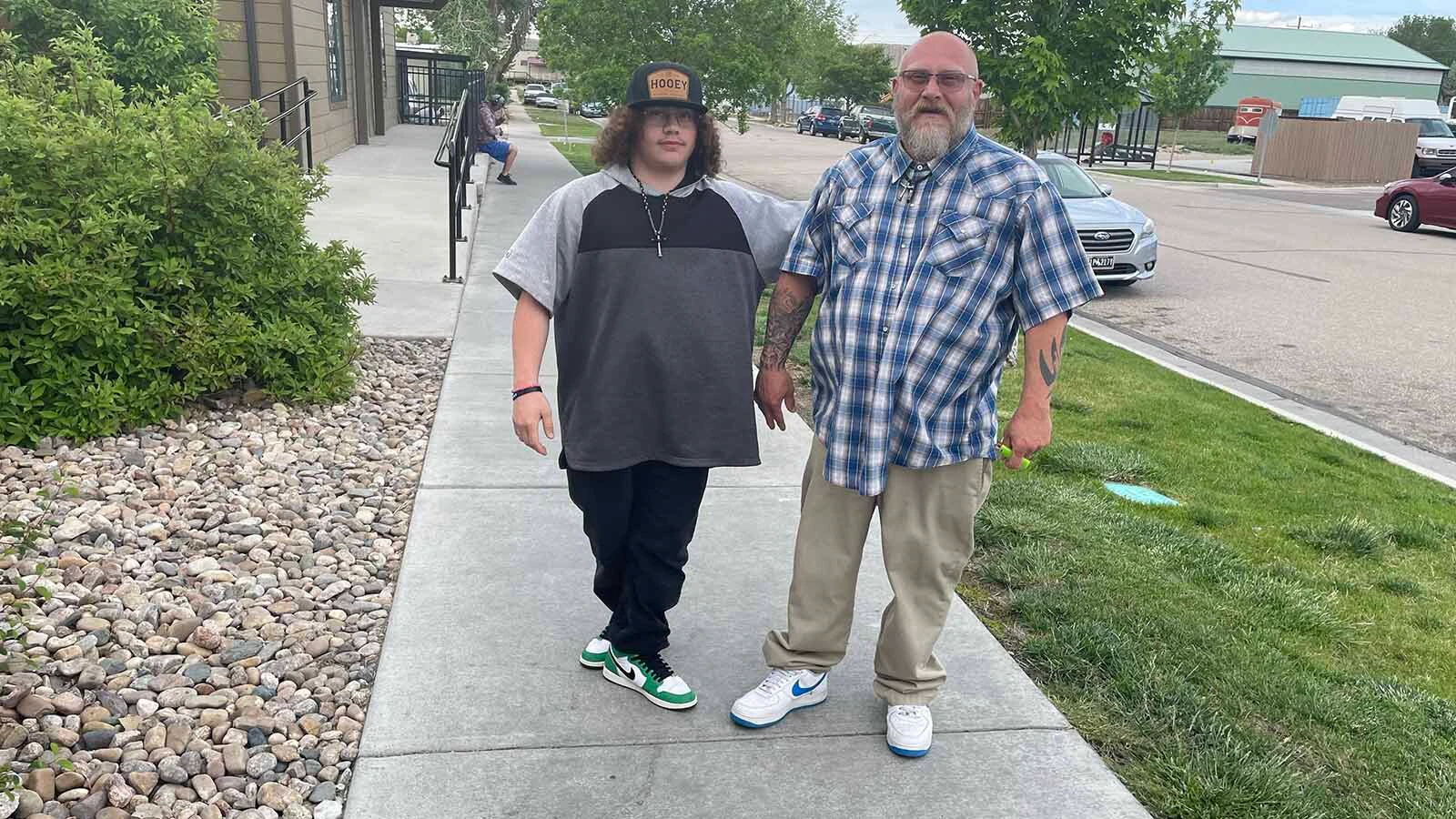 Rusty Rawson and his son Sterling, now 14, were living homeless lives surrounded by violence, drugs and gangs in Las Vegas when Rusty made the best decision he could have as a parent — he askeds his young son what to do. "Dad, everything will be OK if we go back to Casper,” was the answer.